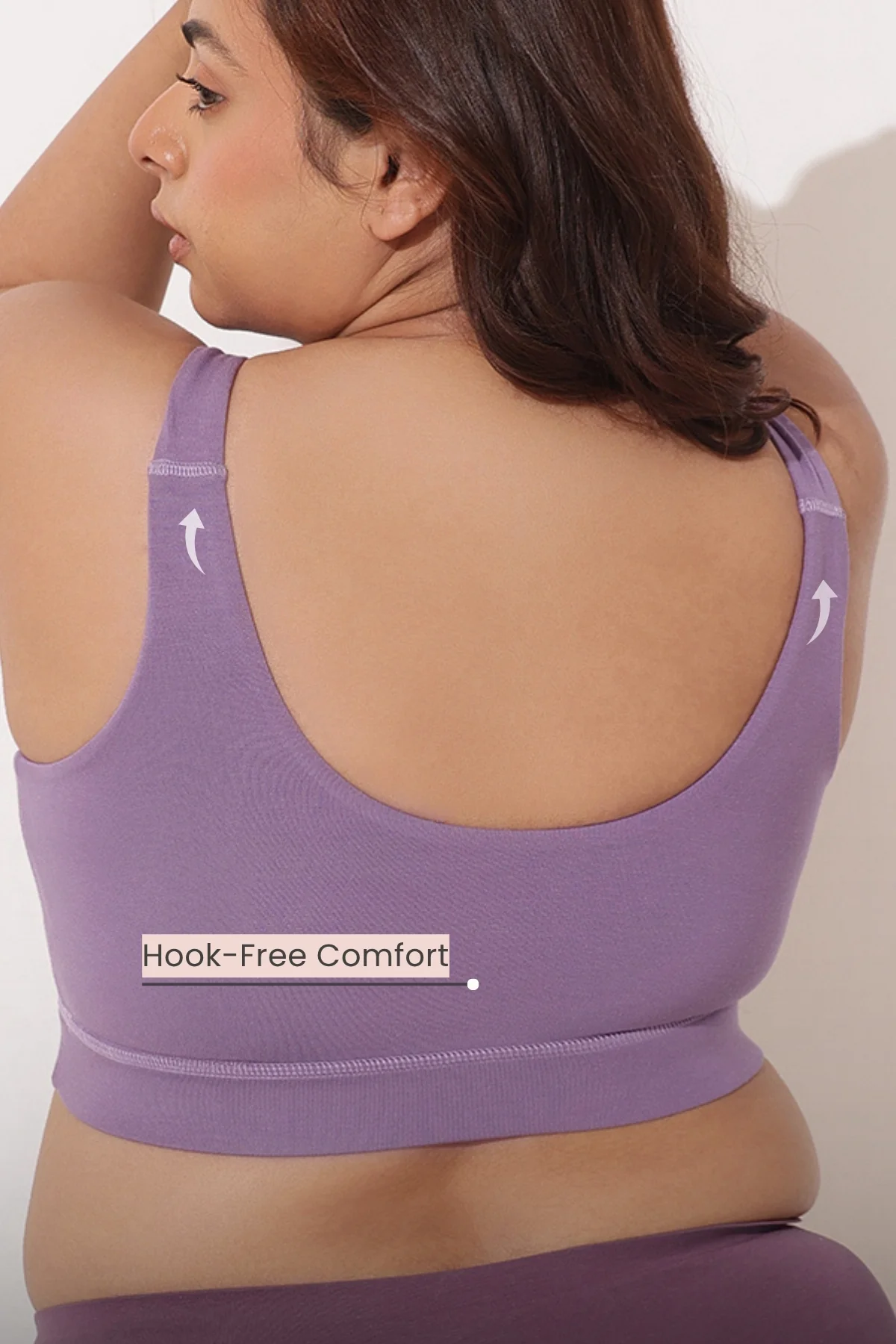 247 (Upgraded) Lavender Modal Padded Maternity Feeding Bra - Image 4
