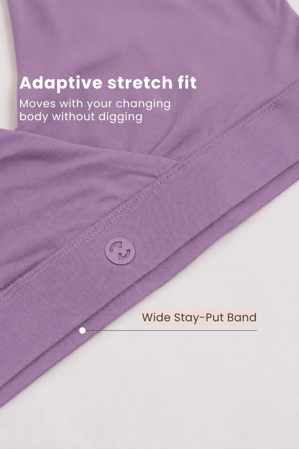 247 (Upgraded) Lavender Modal Padded Maternity Feeding Bra - Image 6