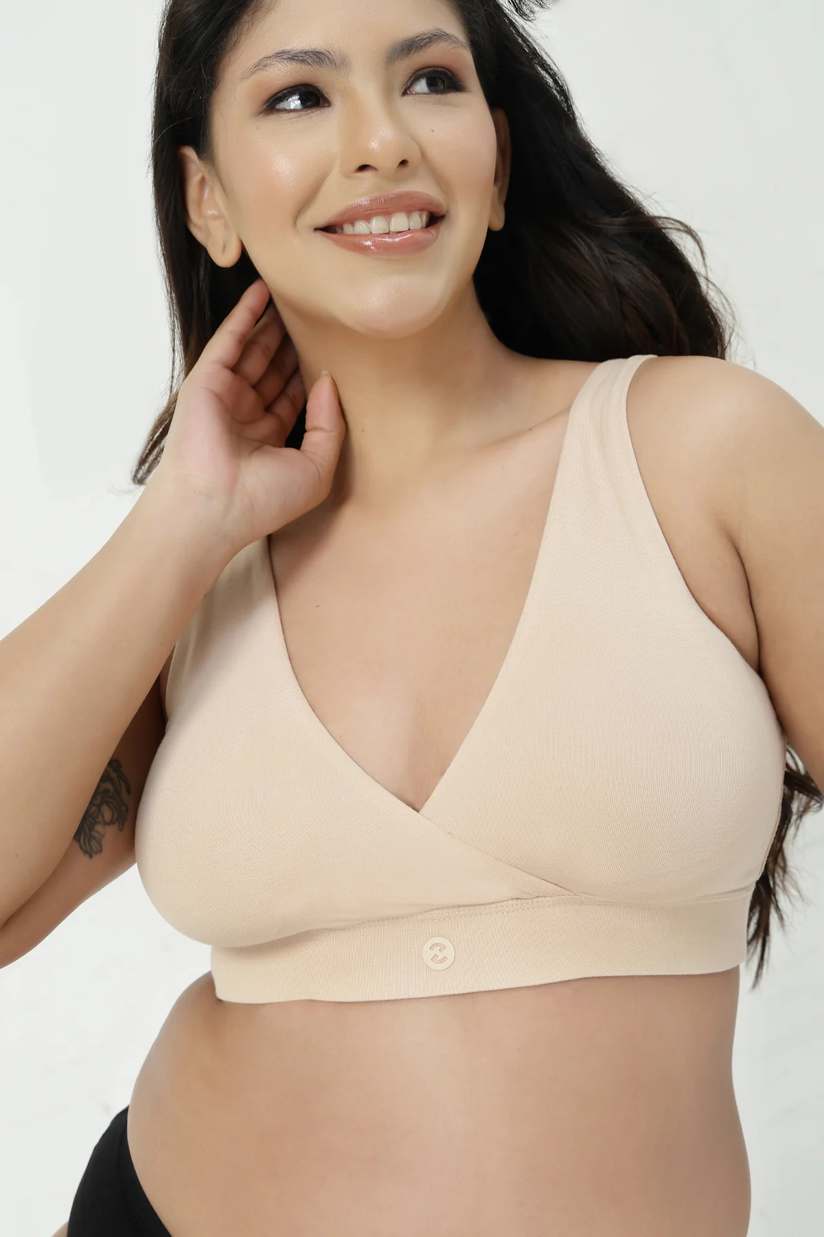 247 (Upgraded) Modal Padded Maternity Feeding Bra - Butter - Image 7