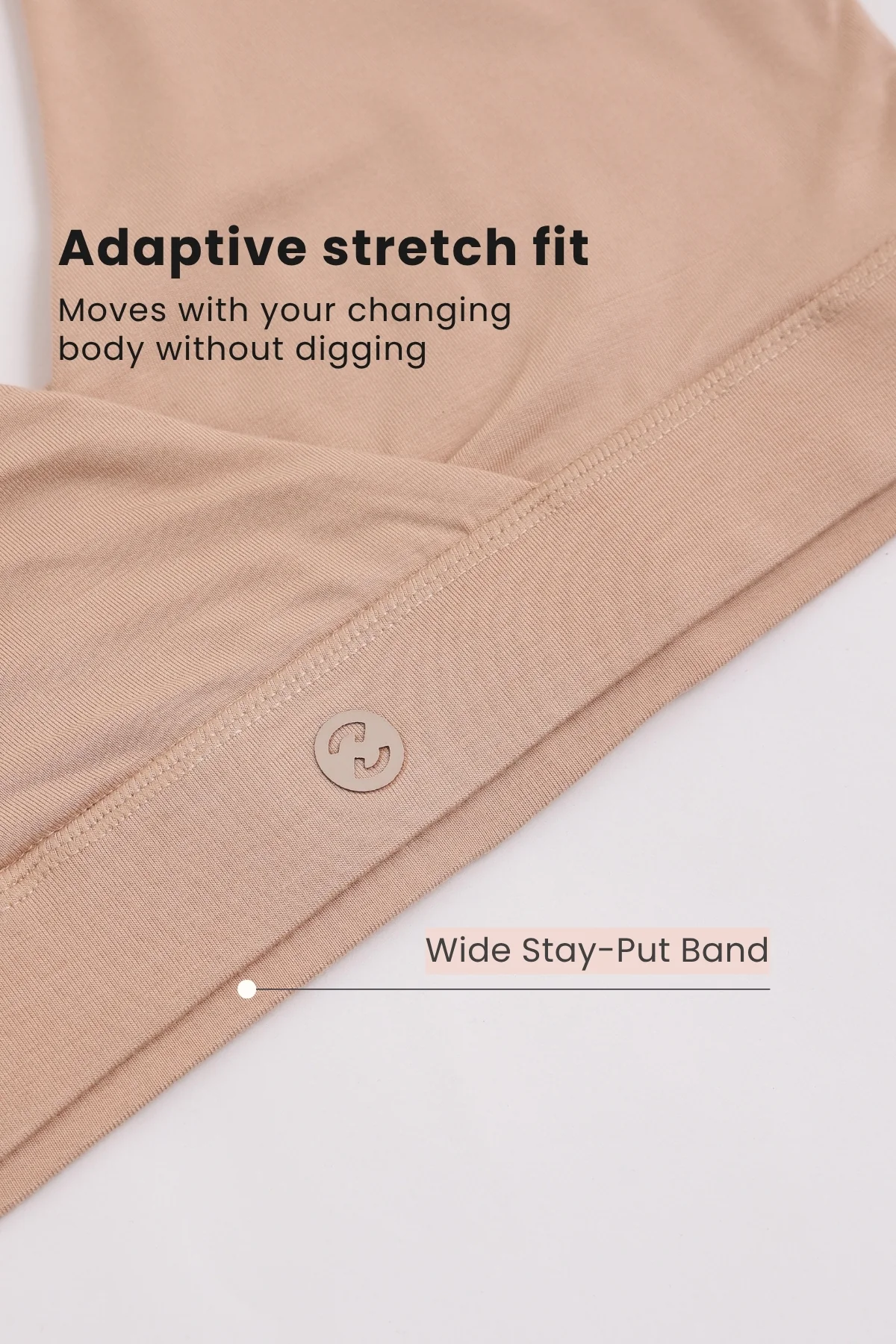 247 (Upgraded) Modal Padded Maternity Feeding Bra - Nude Almond - Image 6