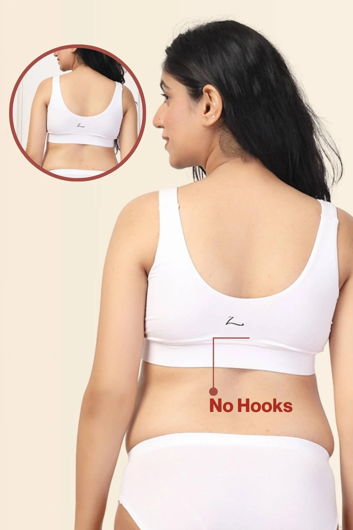 247 White Padded Maternity Feeding Bra and Panty Set - Image 27