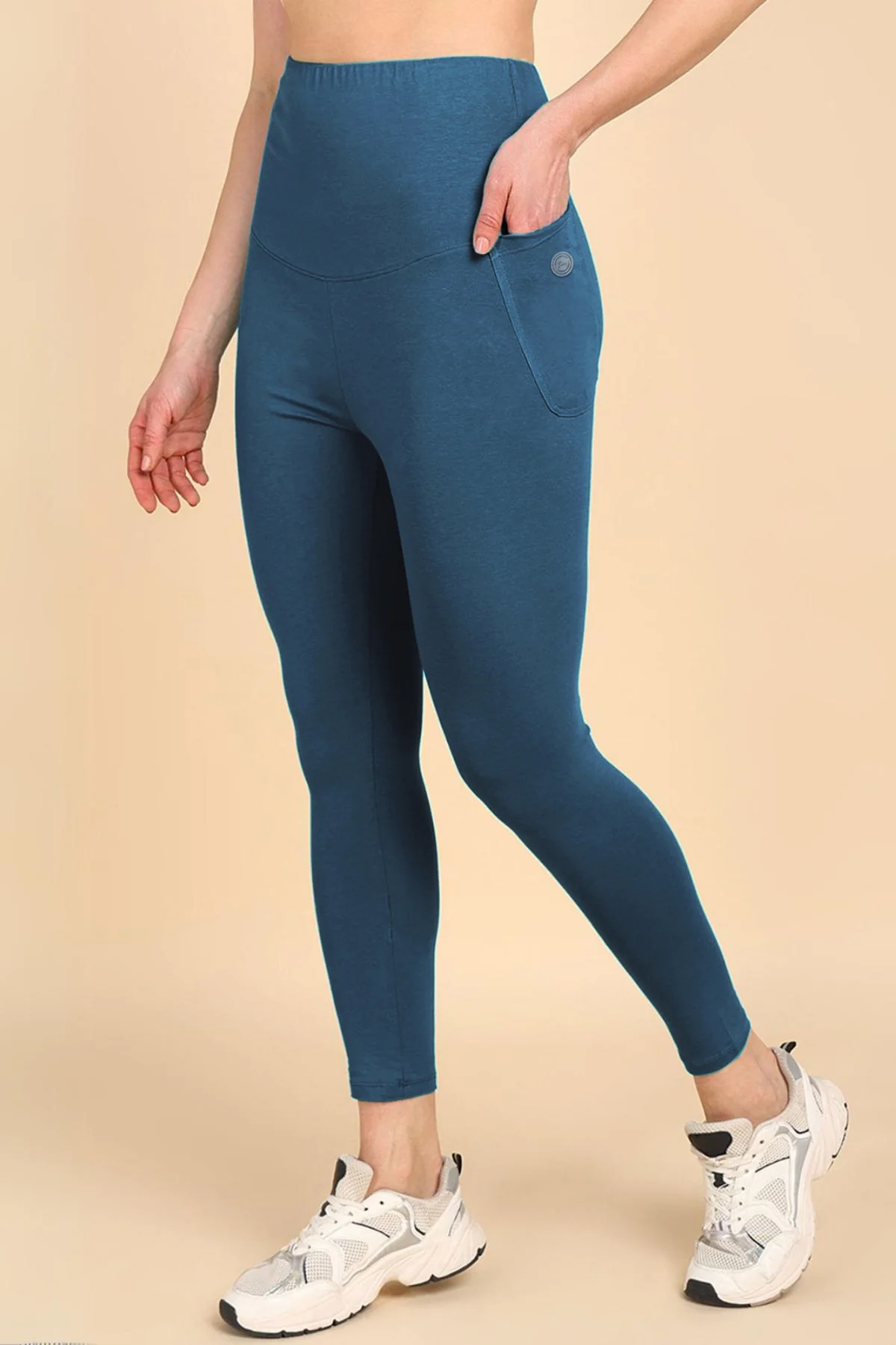247 Zactive™ Airforce High Waist Leggings (Pregnancy & Postpartum) - Image 4