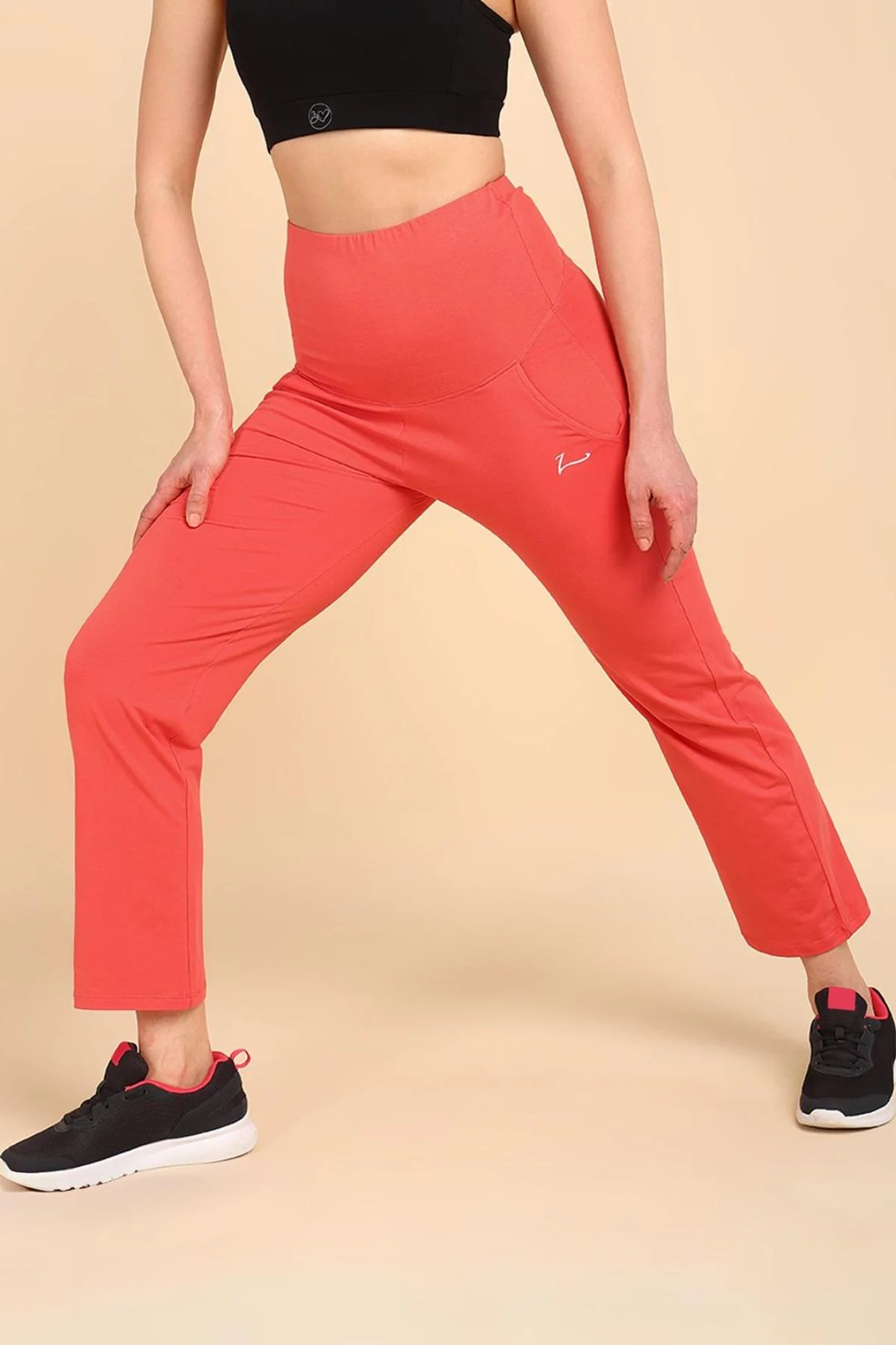 247 Zactive™ Coral Maternity Trouser (Pregnancy & Postpartum) - Image 8