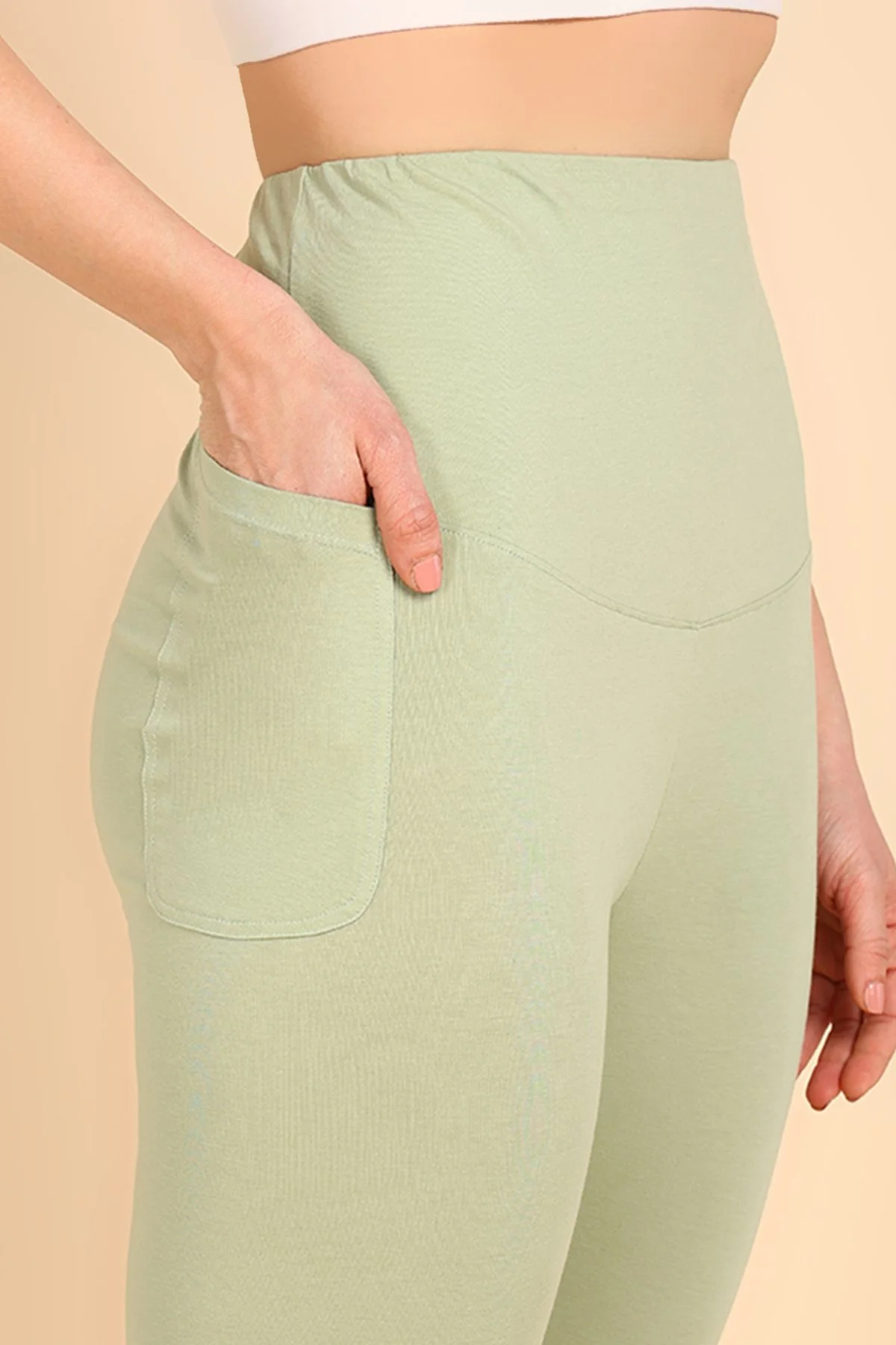 247 Zactive™ Matcha Maternity Legging (Pregnancy & Postpartum) - Image 8
