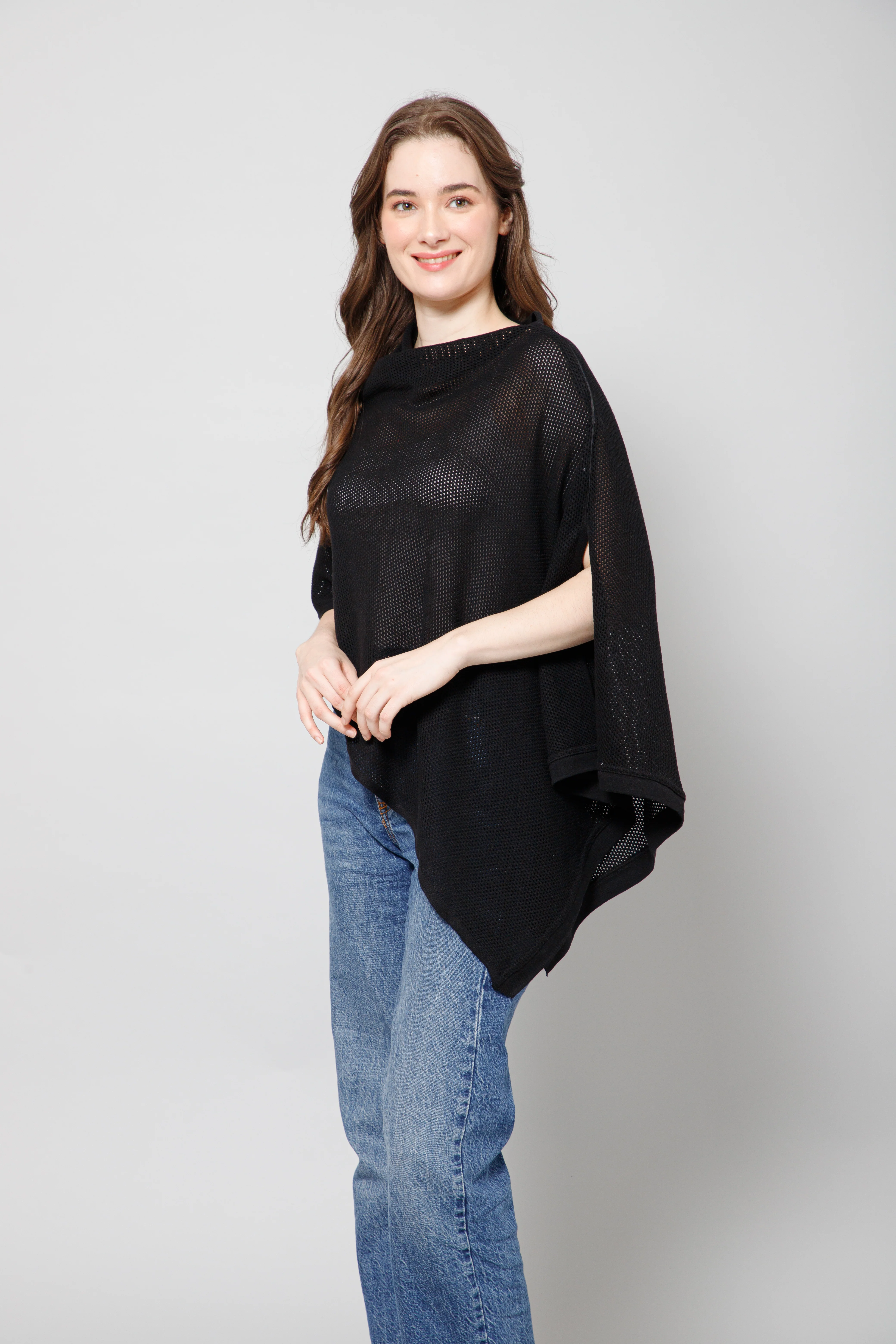 Ebony Elegance Honeycomb Feeding & Nursing Cover - Image 3