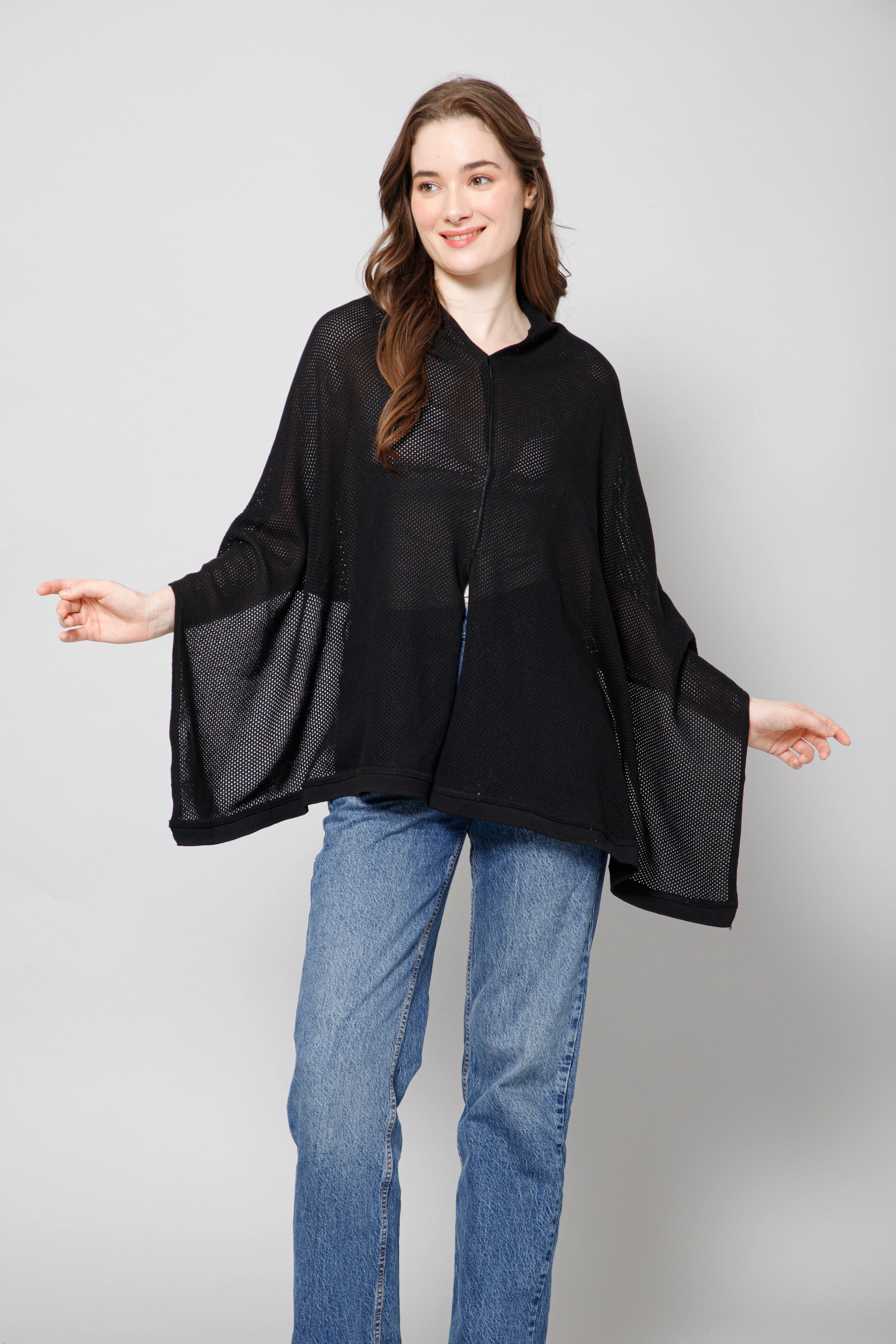 Ebony Elegance Honeycomb Feeding & Nursing Cover - Image 9
