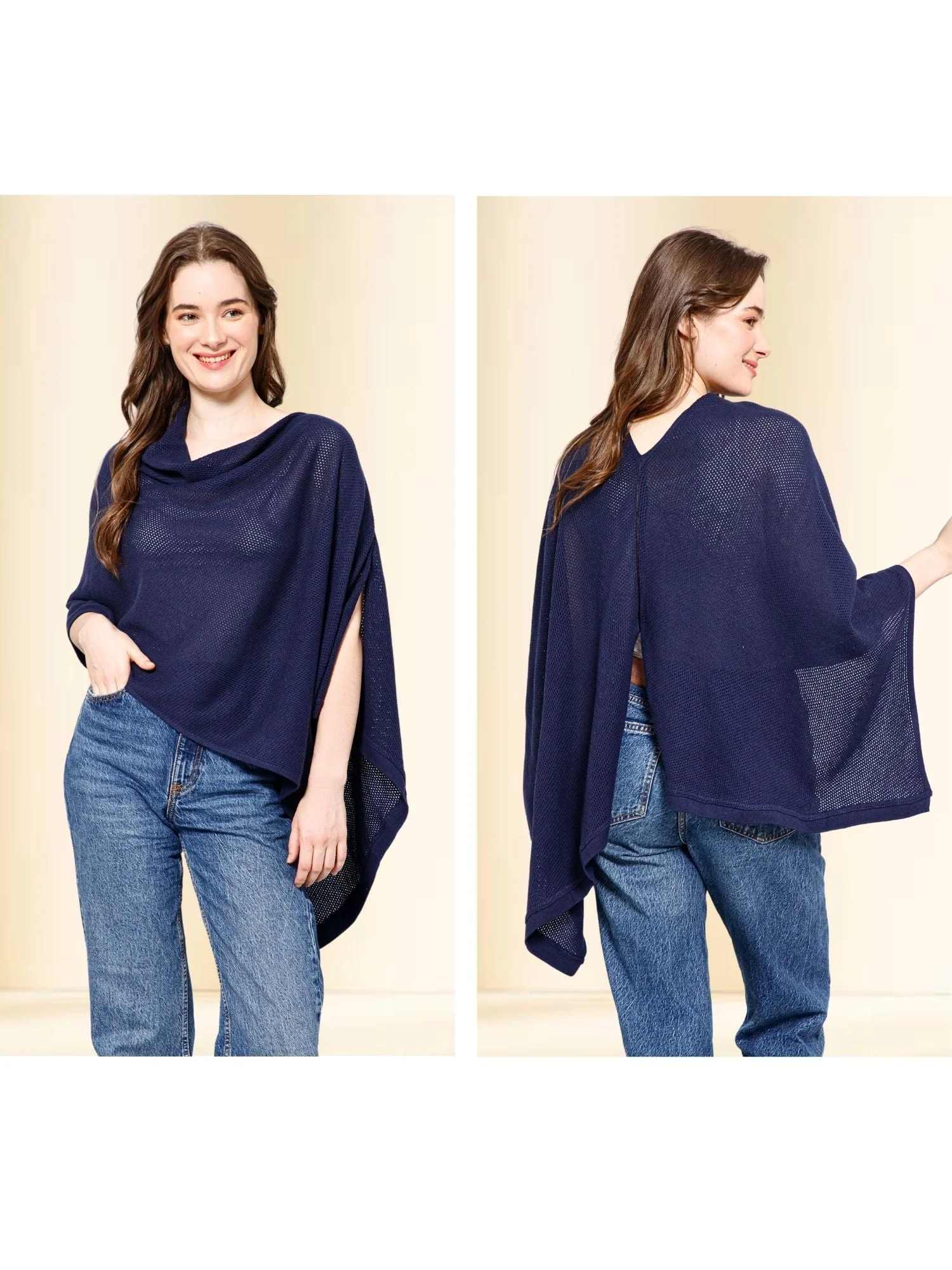 Nautical Twilight Honeycomb Feeding & Nursing Cover - Image 3