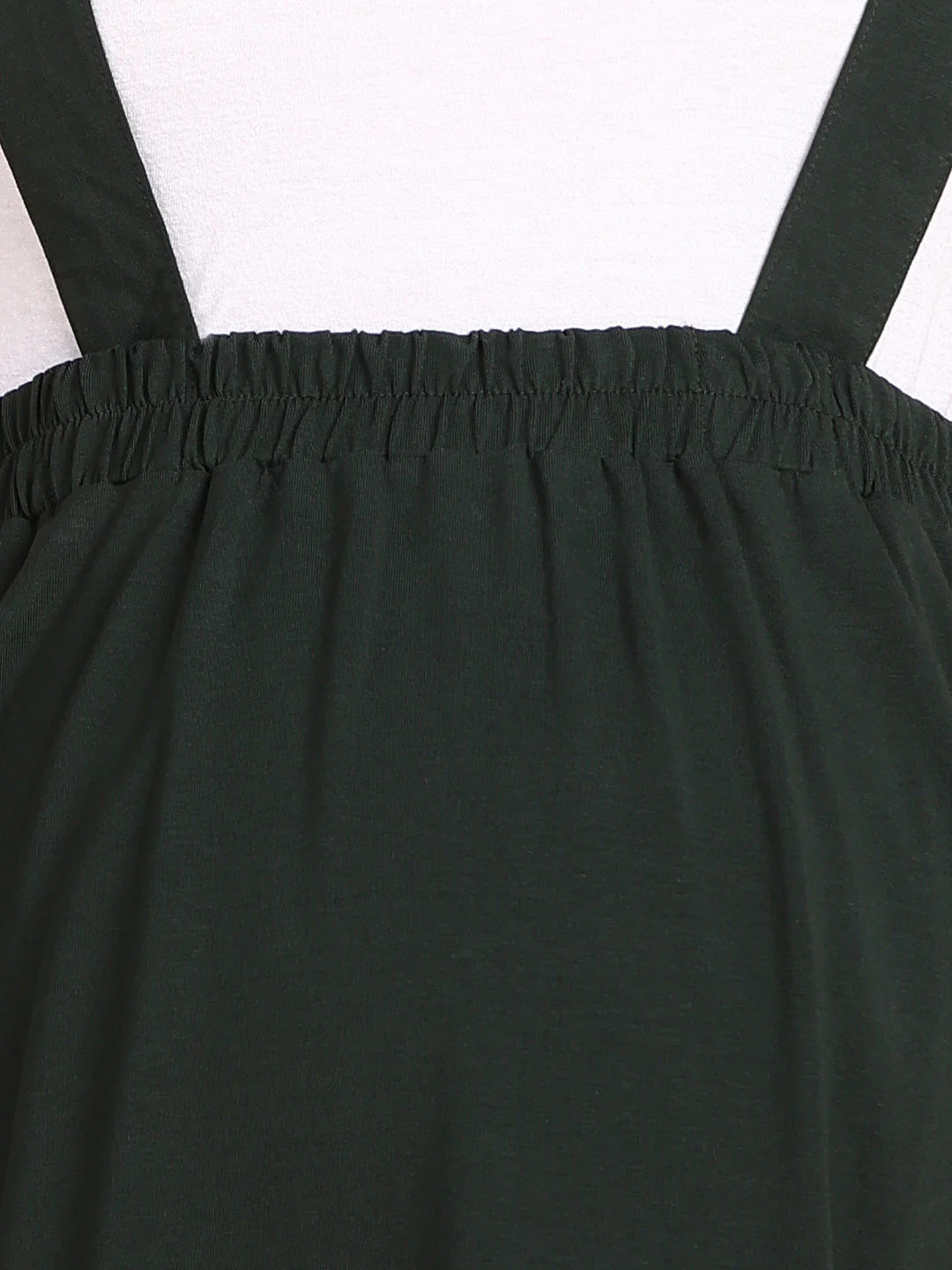 Bottle Green 100% Cotton Jersey Maternity Skirt with Detachable Strap & Pockets - Image 13