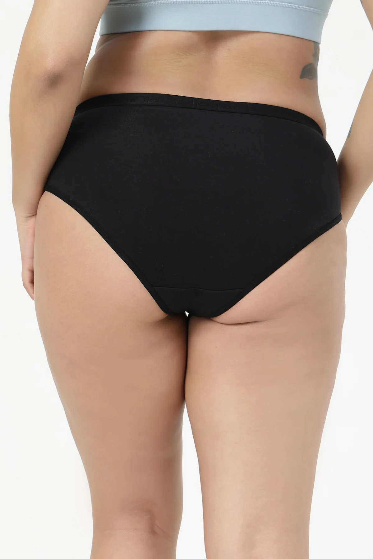 Cotton Mid-Rise Hipster - Black - Image 14