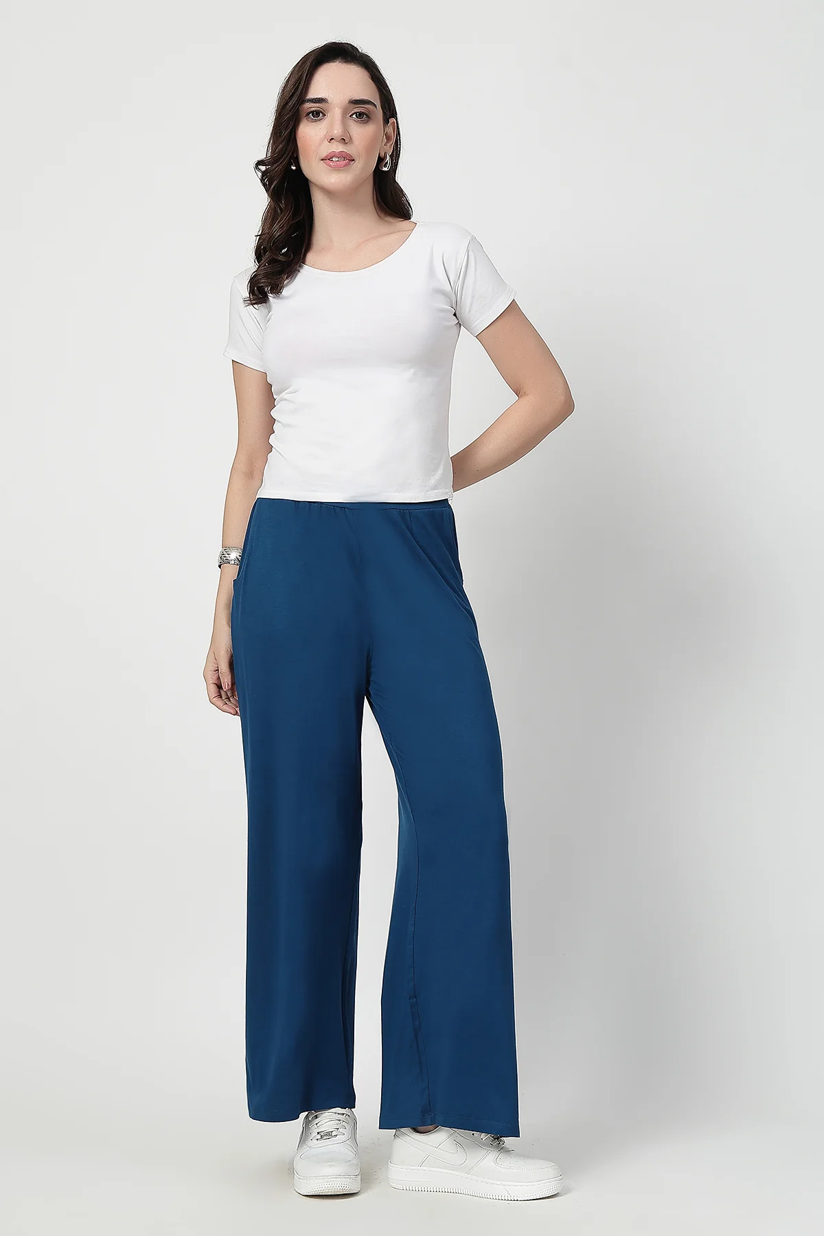 Deep Teal Maternity Palazzo Set - Image 11