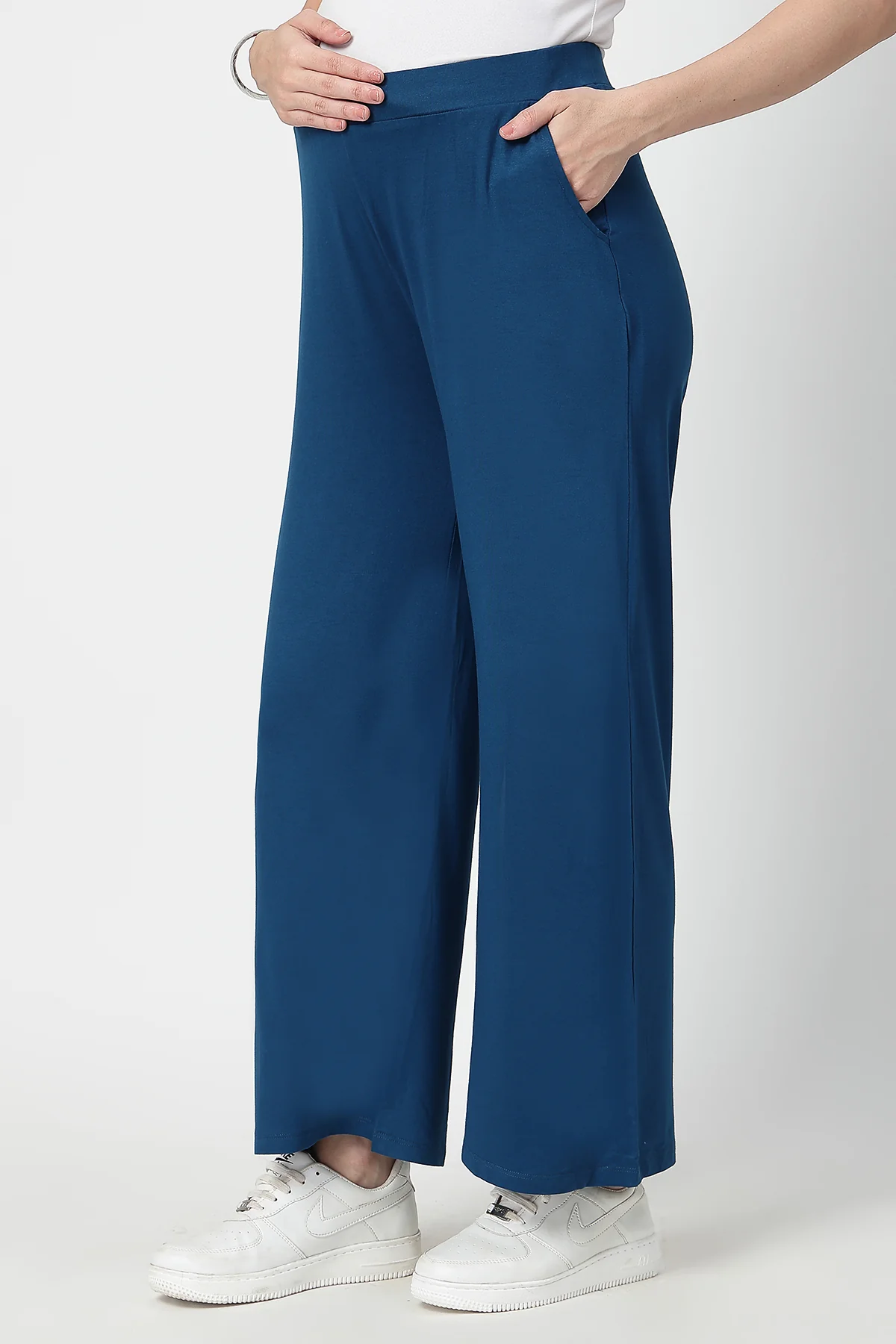 Deep Teal Maternity Palazzo Set - Image 8