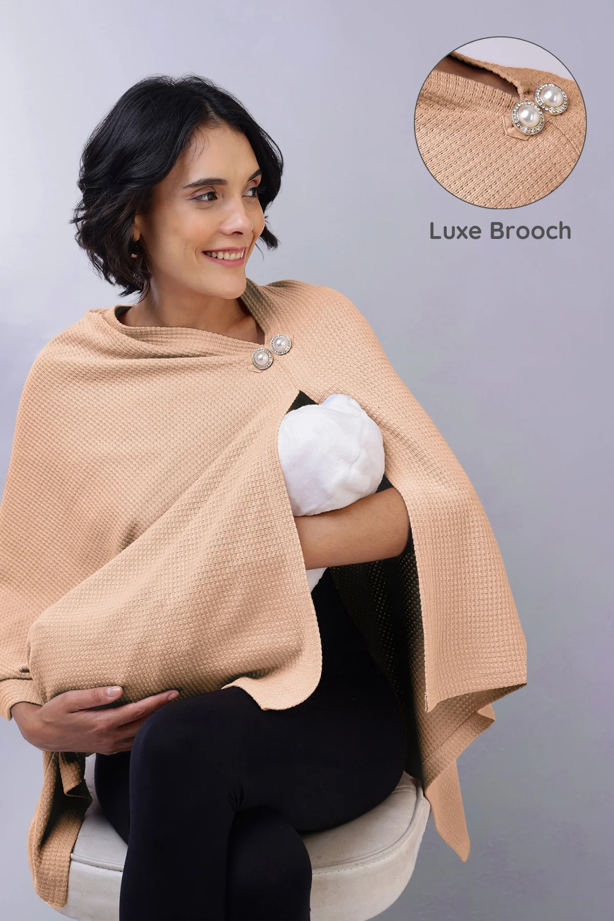 Diana Nursing Cover - Champagne - Image 3