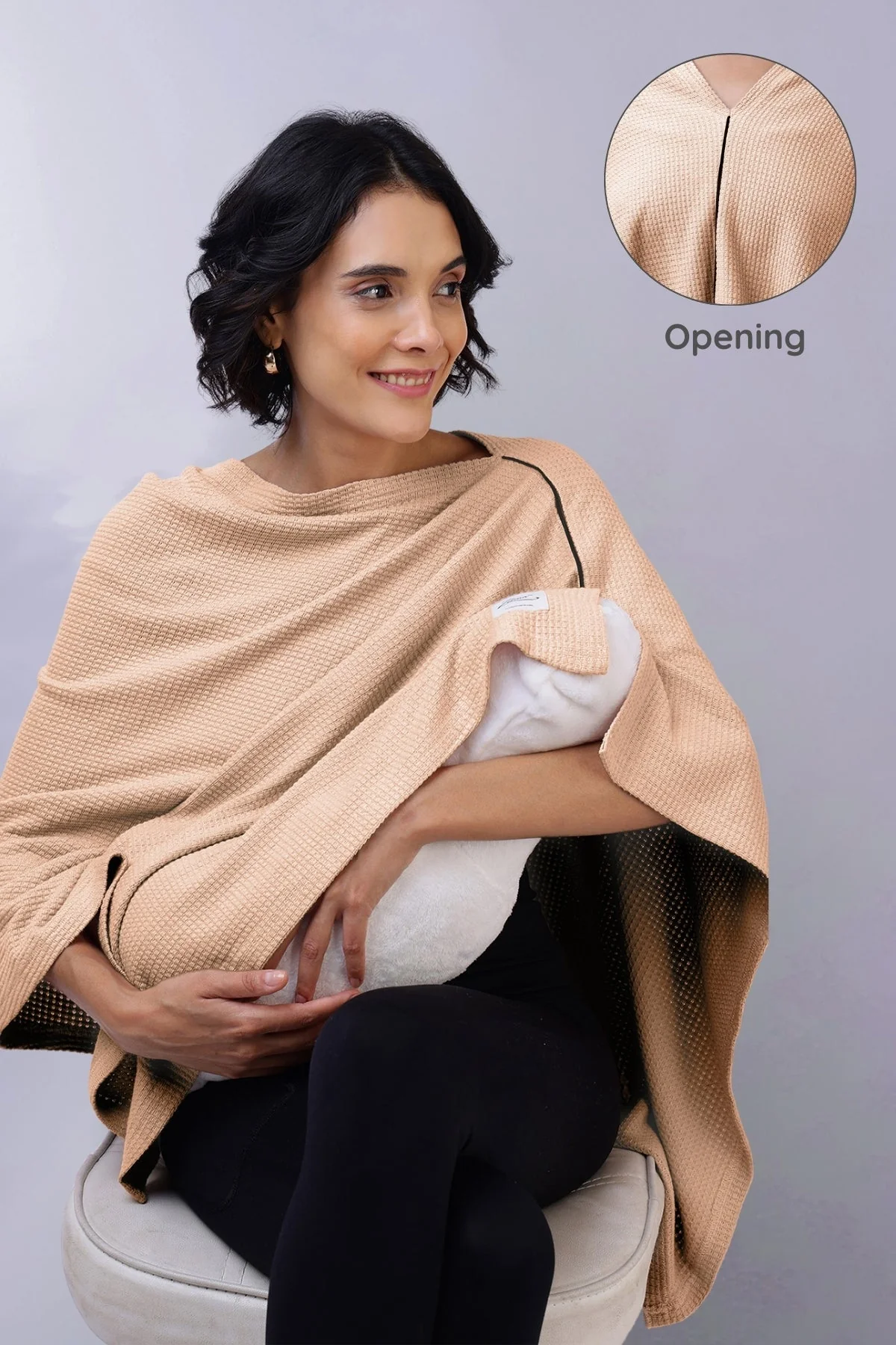 Elena Nursing Cover - Champagne - Image 15