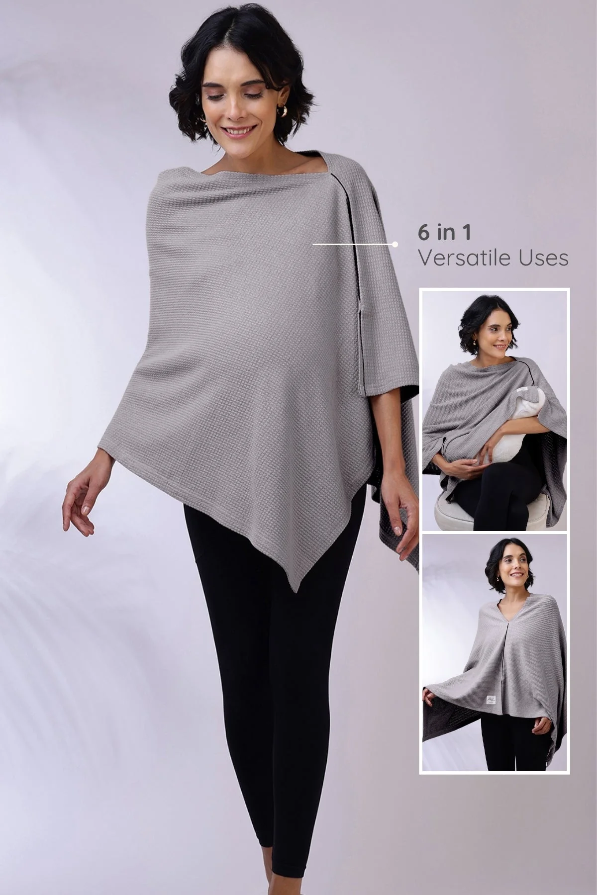 Elena Nursing Cover - Grey - Image 17