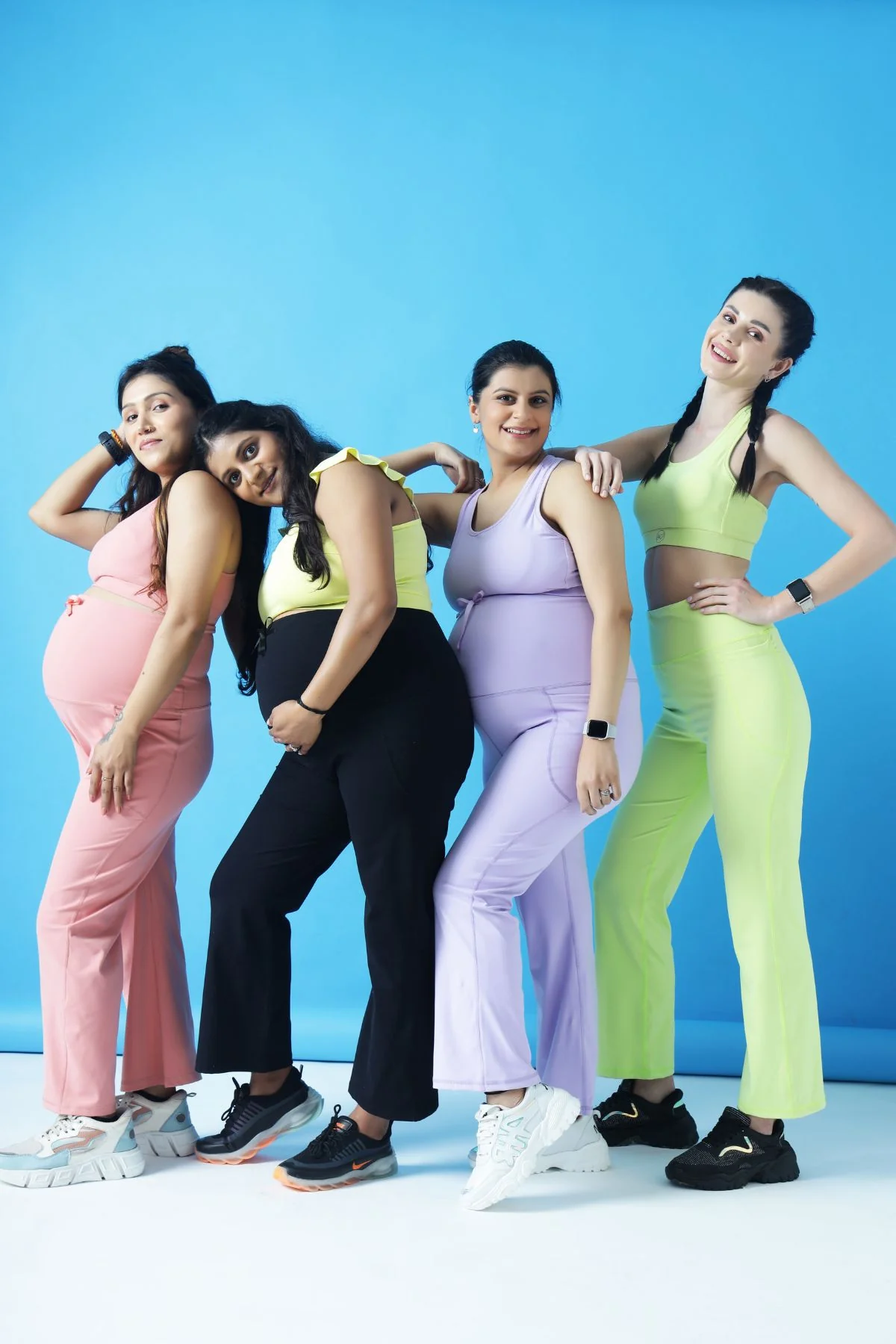 High Waisted Gentle Compression Carrot Postpartum Pants - Image 7