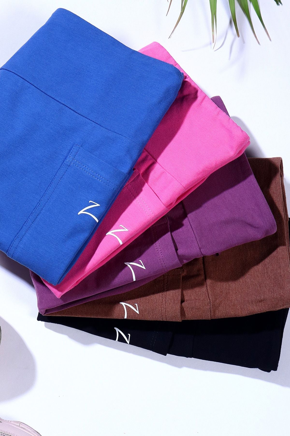 High Waist Blue Mom Legging - Image 9