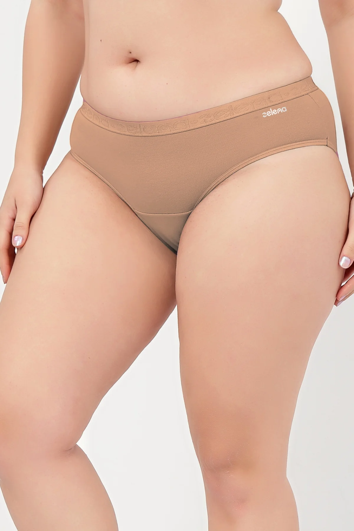 Mid-Rise Cotton Everyday Hipster (Pack of 4) (Black, Blush, Mist & Dark Skin) - Image 14