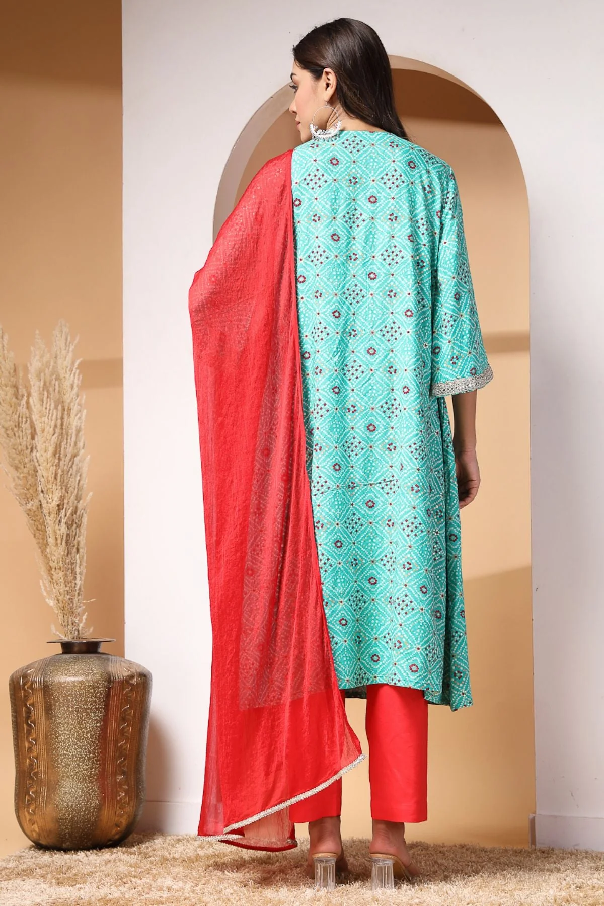 Ocean Oasis Maternity and Feeding Friendly Kurta Set - Image 14