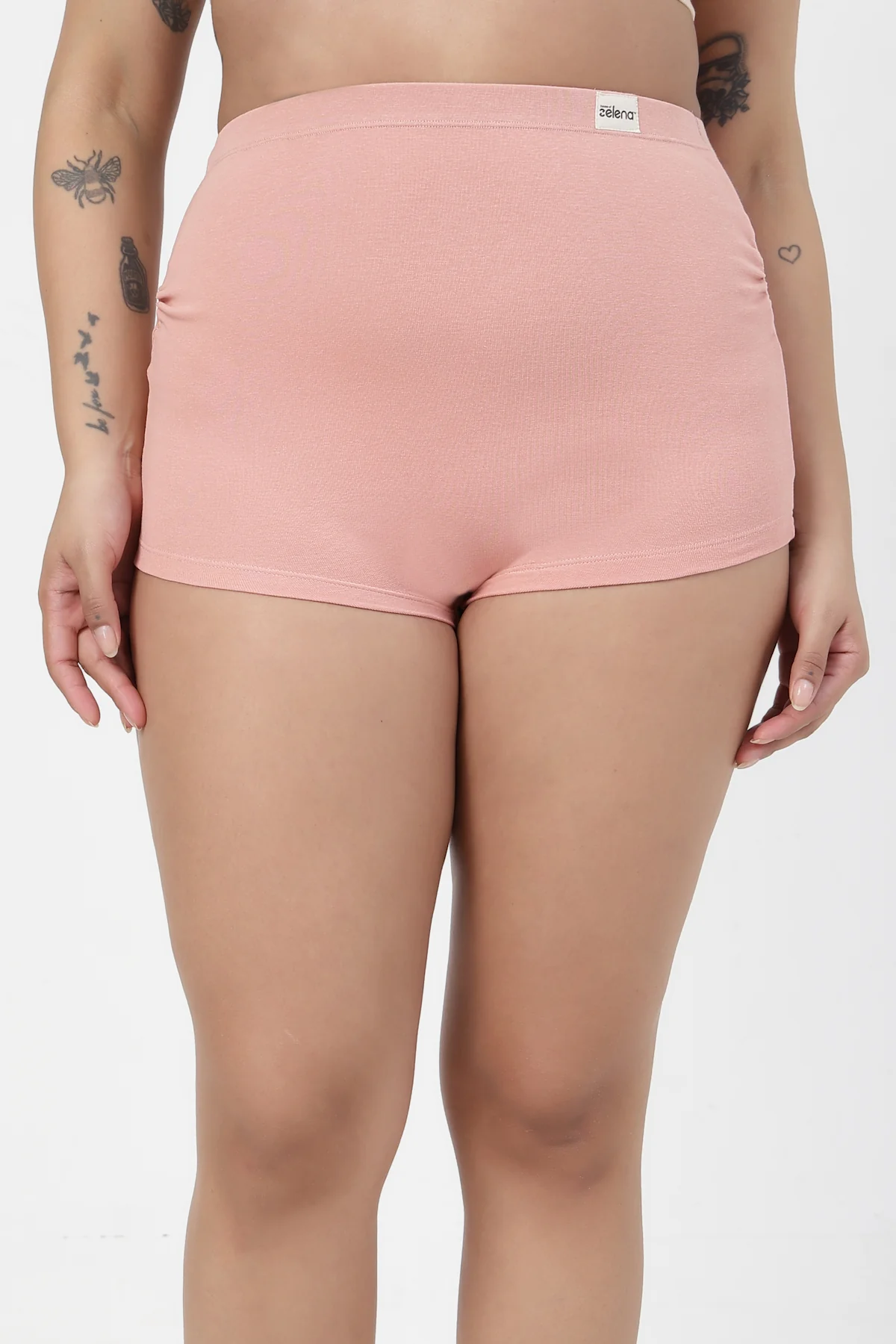 Pregnancy Cotton Panty (Pack of 3) (Skin, Rose Gold & Black) - Image 15