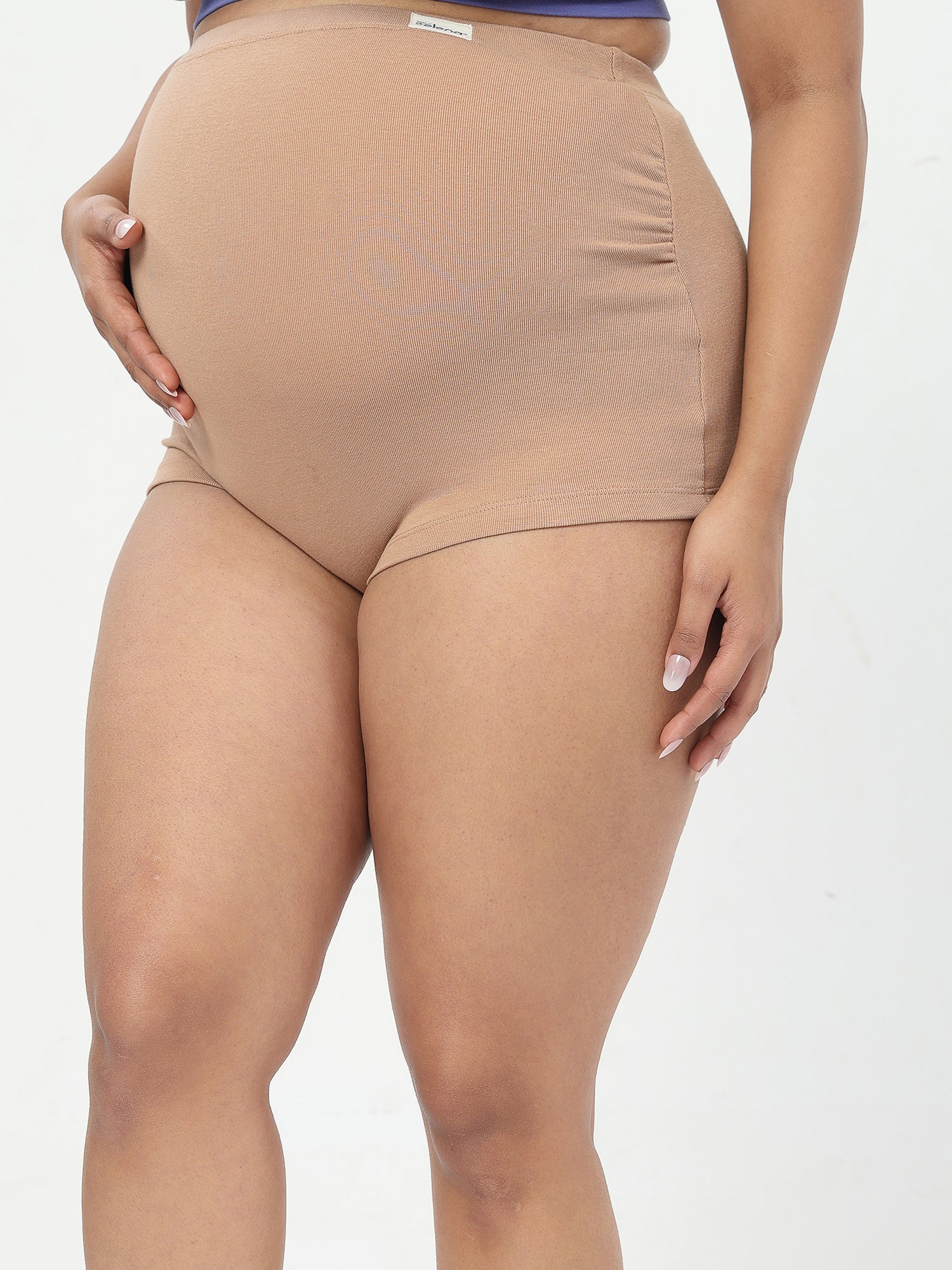 Pregnancy Cotton Panty (Pack of 3) (Skin, Rose Gold & Black) - Image 18