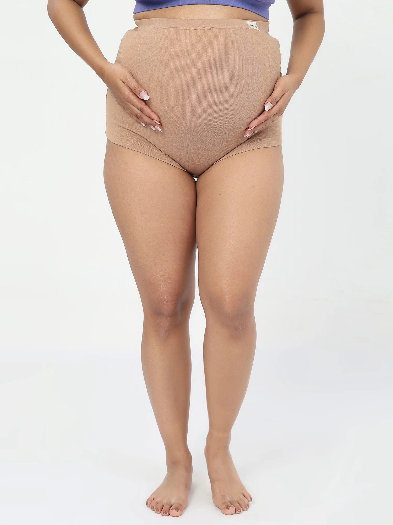 Pregnancy Cotton Panty (Pack of 3) (Skin, Rose Gold & Black) - Image 22