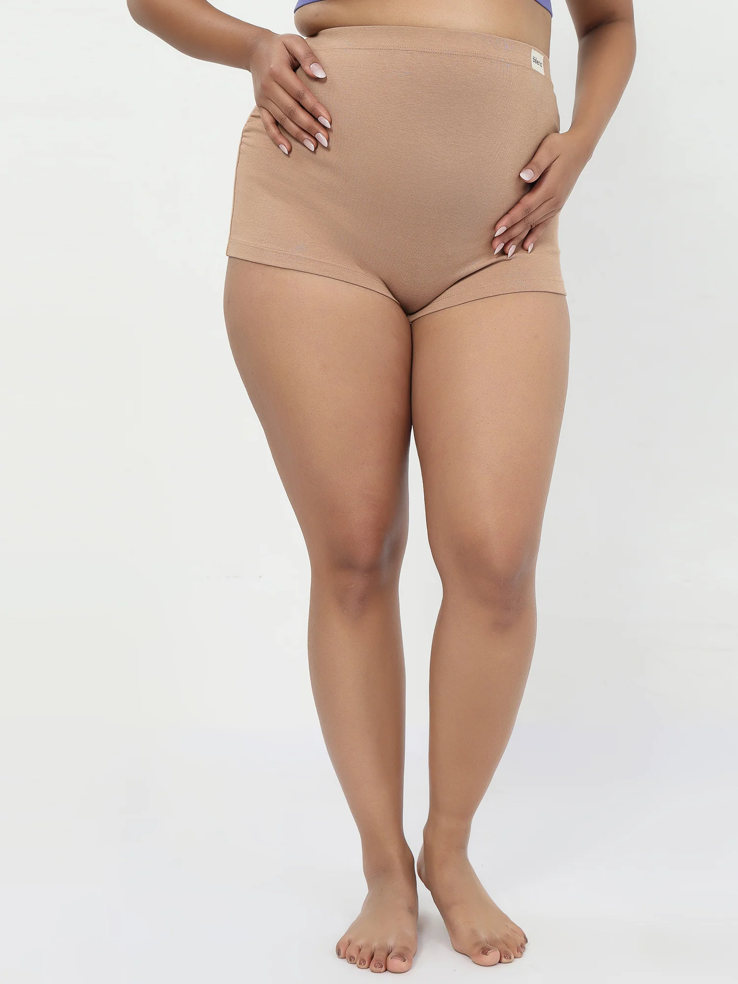 Pregnancy Cotton Panty (Pack of 3) (Skin, Rose Gold & Black) - Image 23