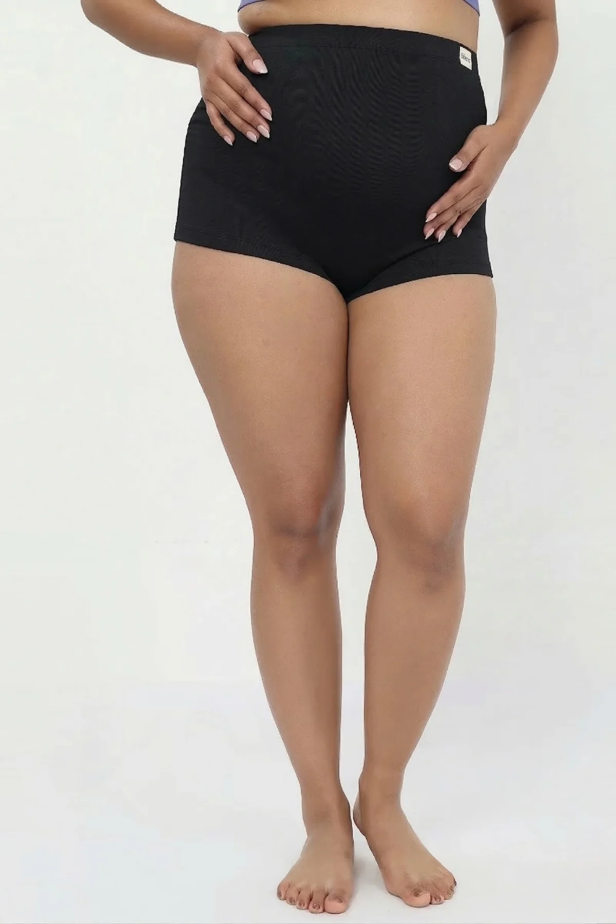 Pregnancy Cotton Panty (Pack of 3) (Skin, Rose Gold & Black) - Image 25