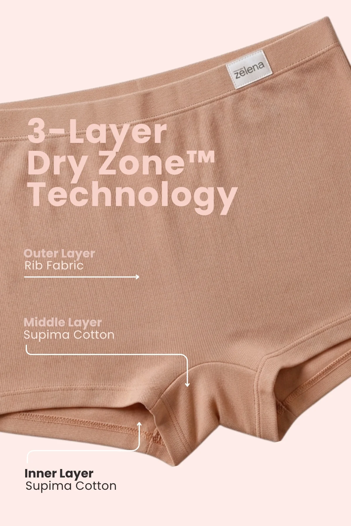Pregnancy Cotton Panty (Pack of 3) (Skin, Rose Gold & Black) - Image 26