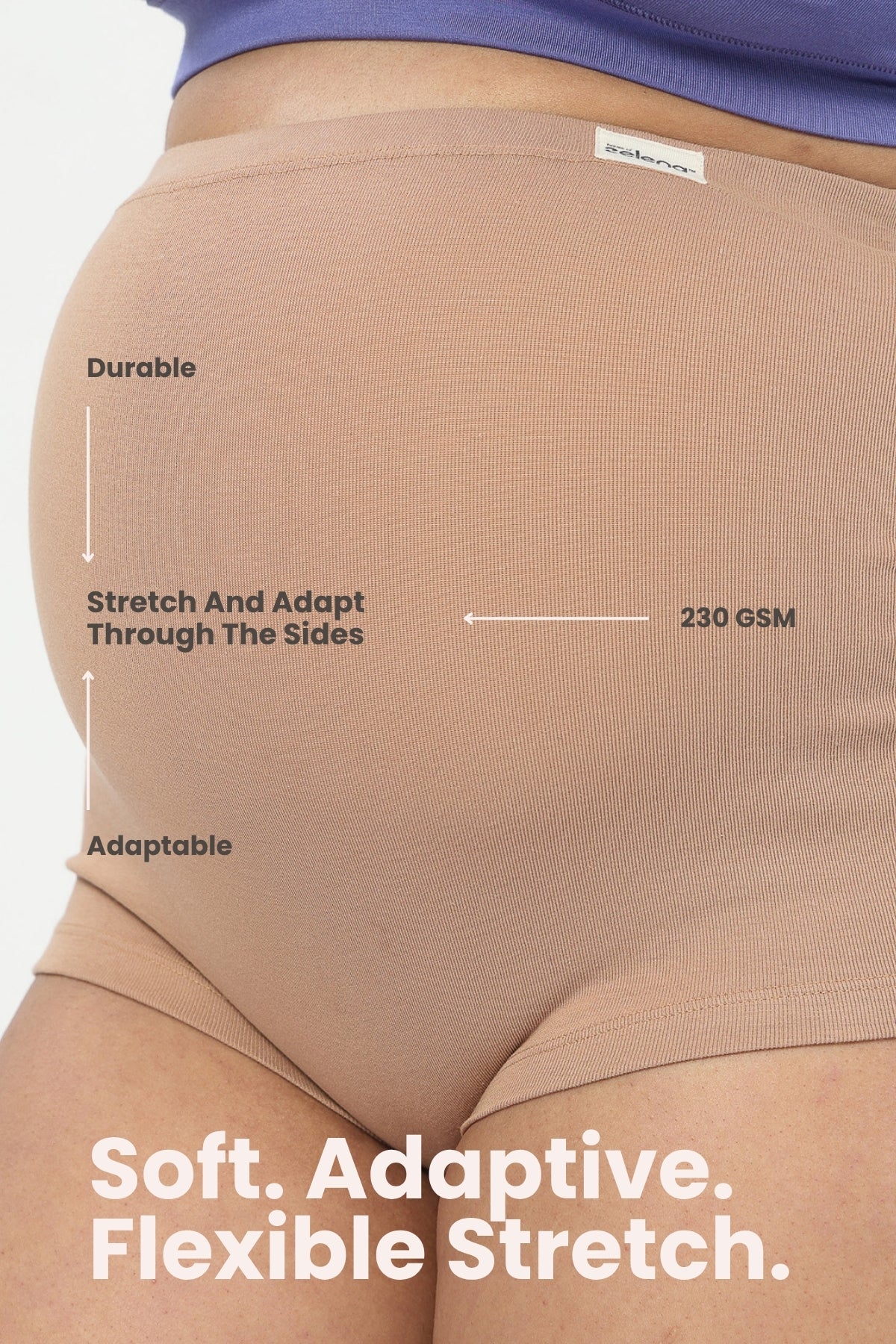 Pregnancy Cotton Panty (Pack of 3) (Skin, Rose Gold & Black) - Image 28