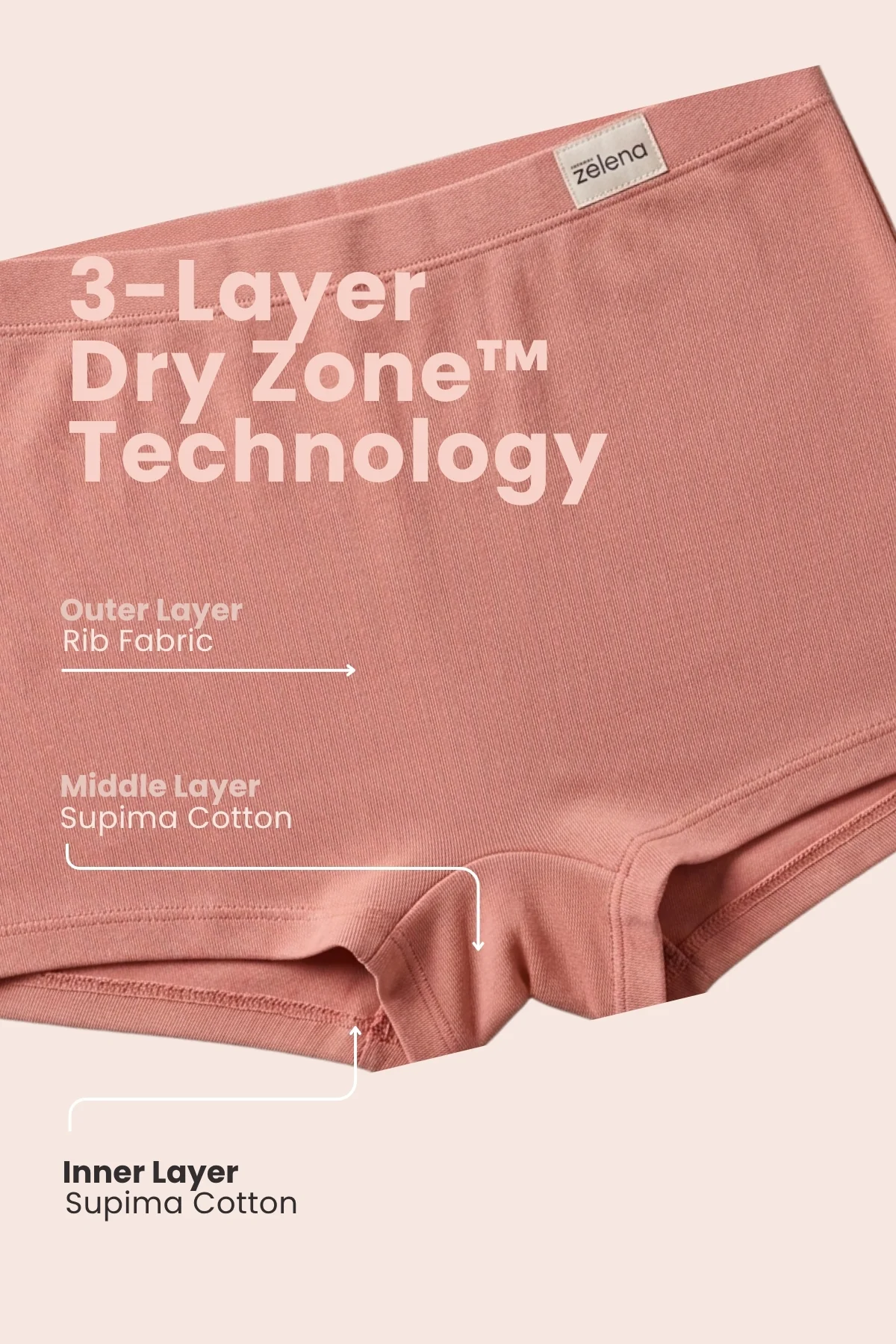 Pregnancy Cotton Panty (Pack of 3) (Skin, Rose Gold & Black) - Image 29