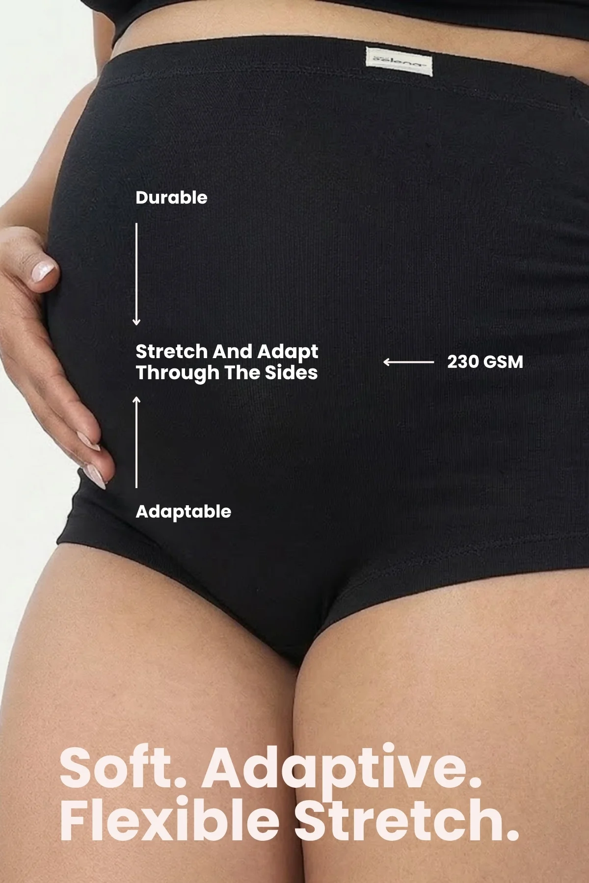 Pregnancy Cotton Panty (Pack of 3) (Skin, Rose Gold & Black) - Image 34