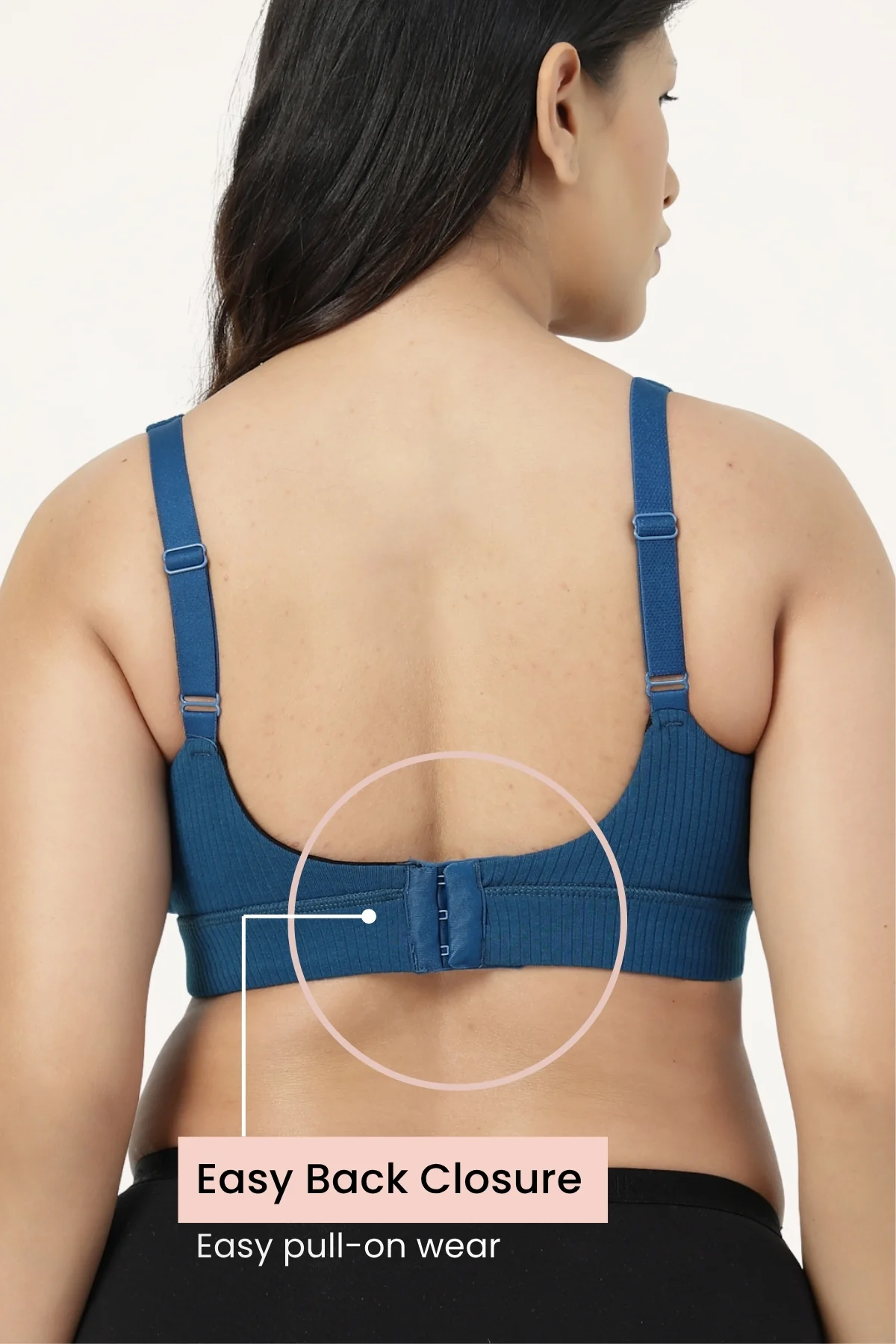 Sera Broad-Rib Bra - Airforce - Image 3