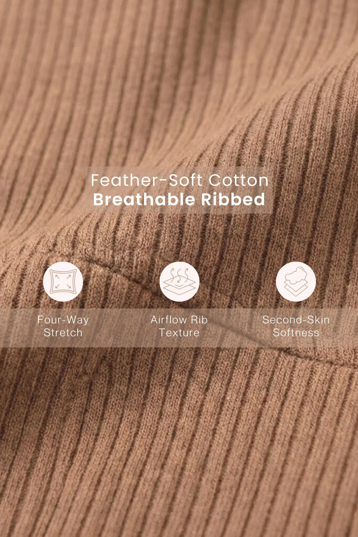 Riva Fine-Rib Cotton Feeding Bra - Skin - Image 5