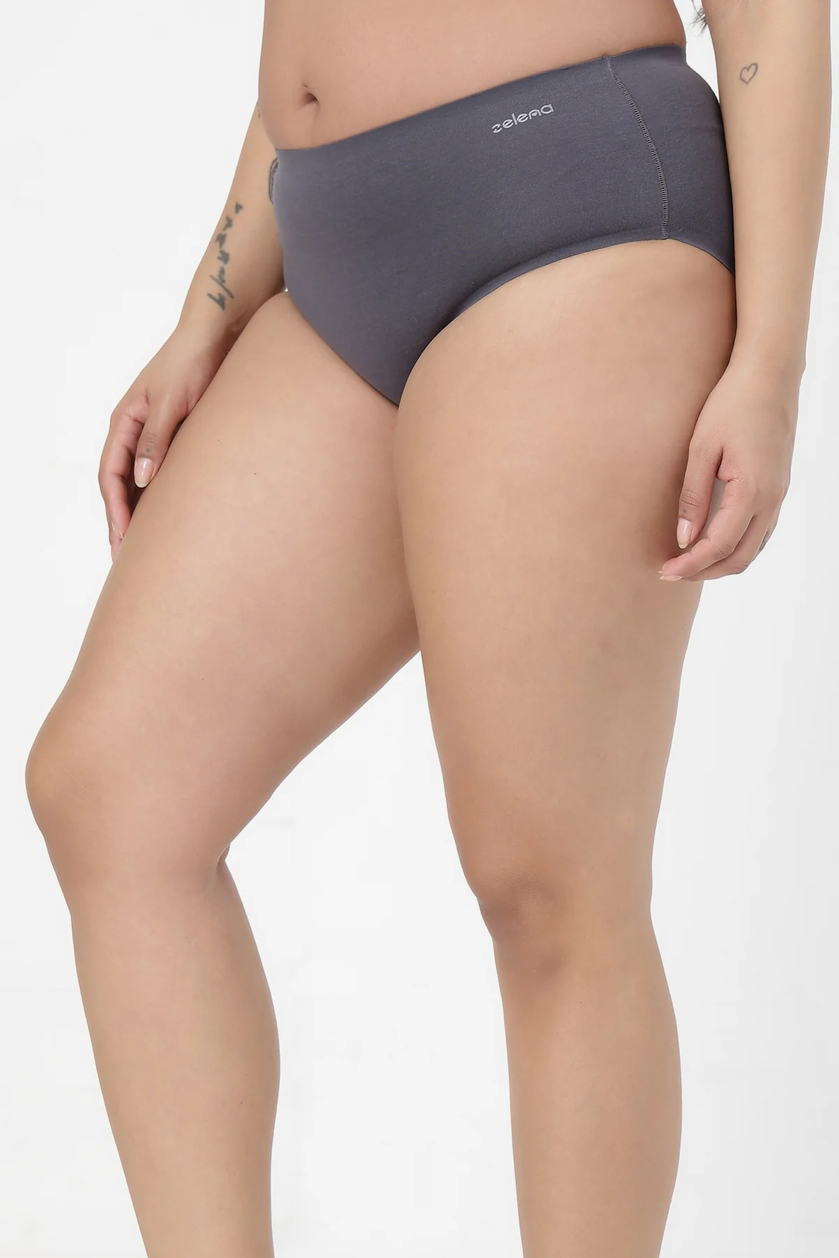 The Invisible Panty (Cotton | High Rise | Dark Grey) - Image 13