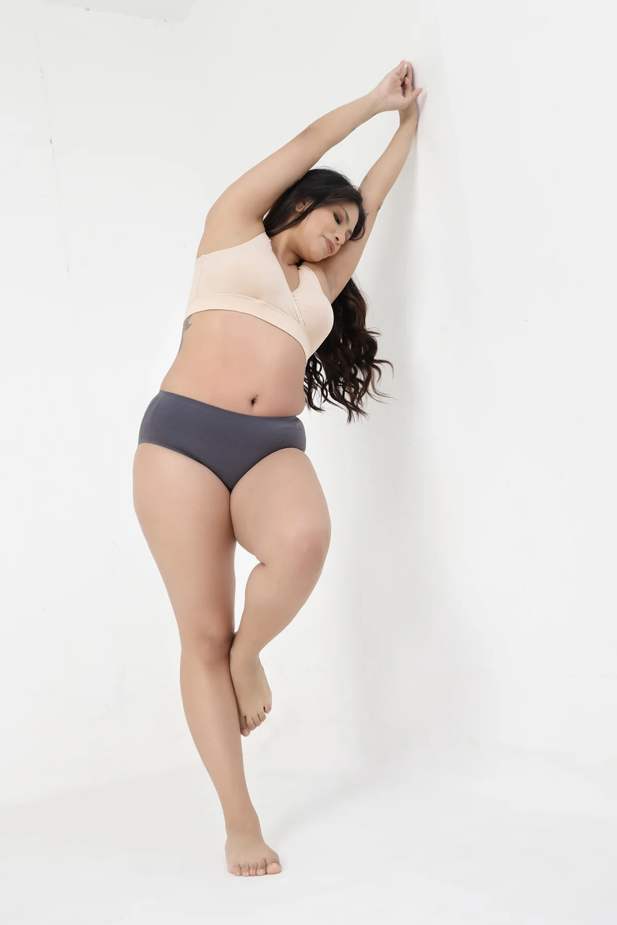 The Invisible Panty (Cotton | High Rise | Dark Grey) - Image 15