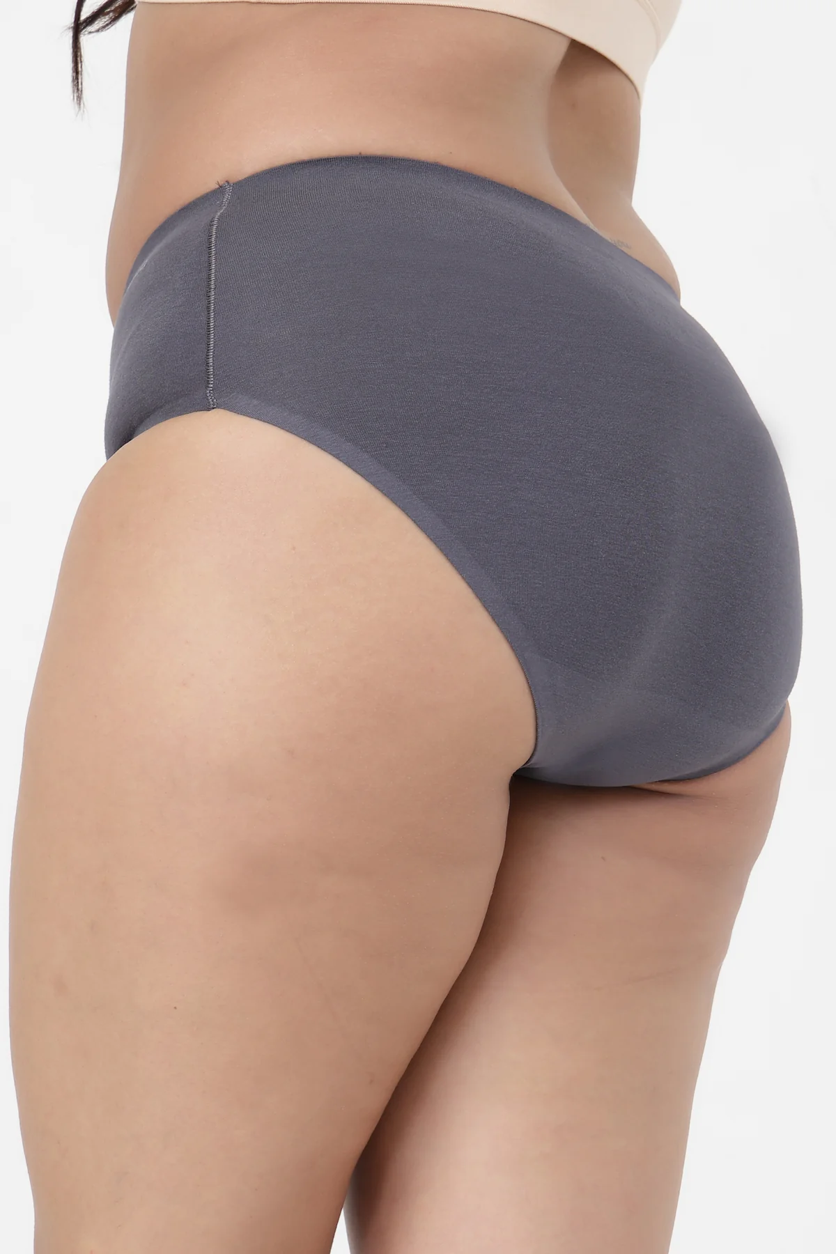 The Invisible Panty (Cotton | High Rise | Dark Grey) - Image 18