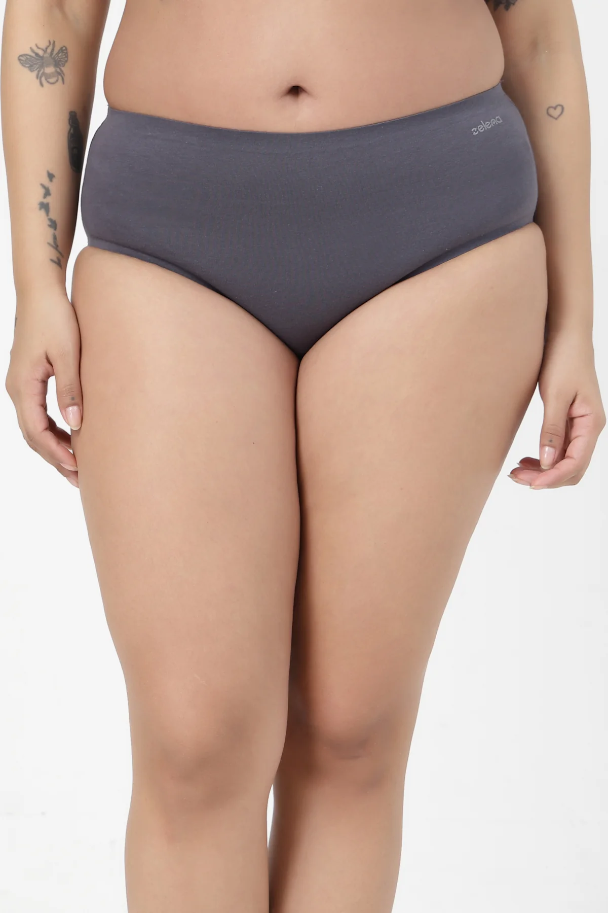 The Invisible Panty (Cotton | High Rise | Dark Grey) - Image 19