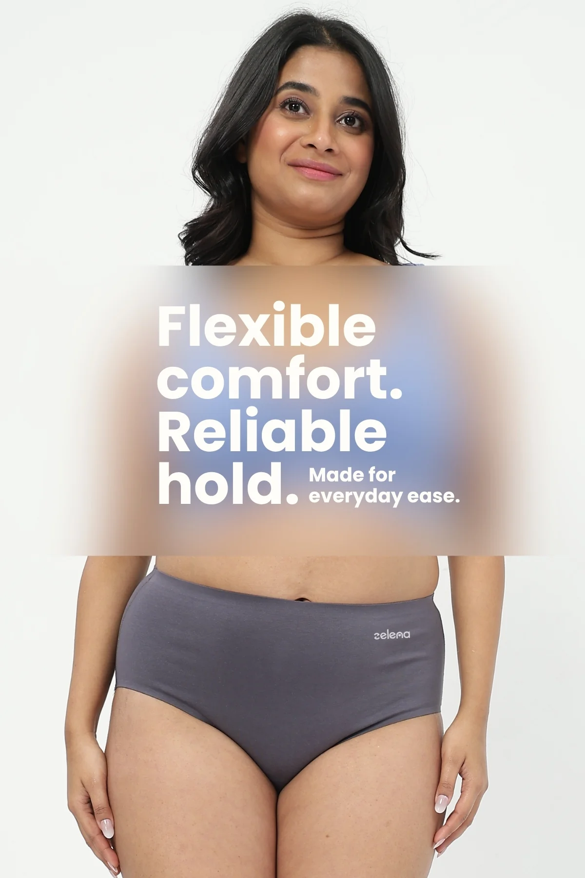 The Invisible Panty (Cotton | High Rise | Dark Grey) - Image 6