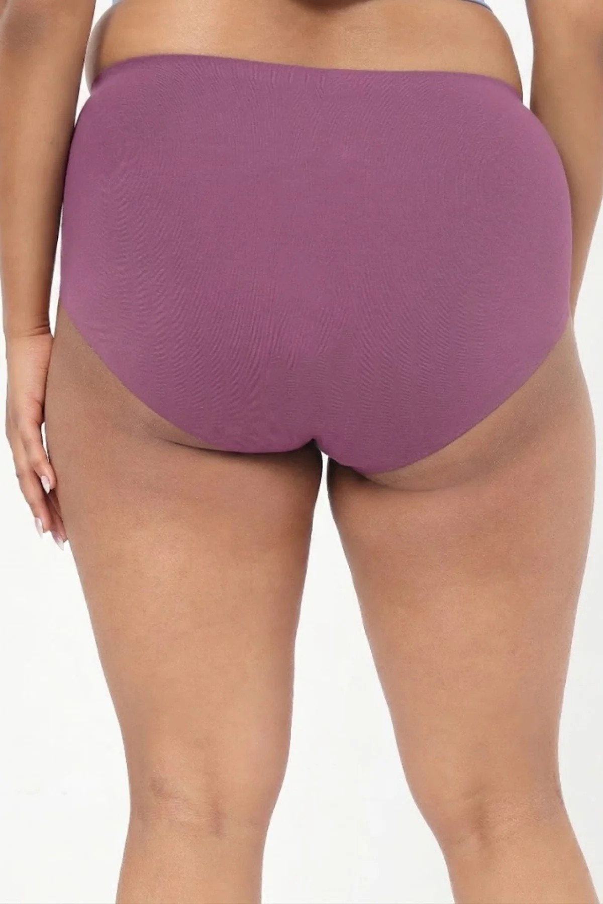 The Invisible Panty (Cotton | High Rise | Mauve) - Image 10