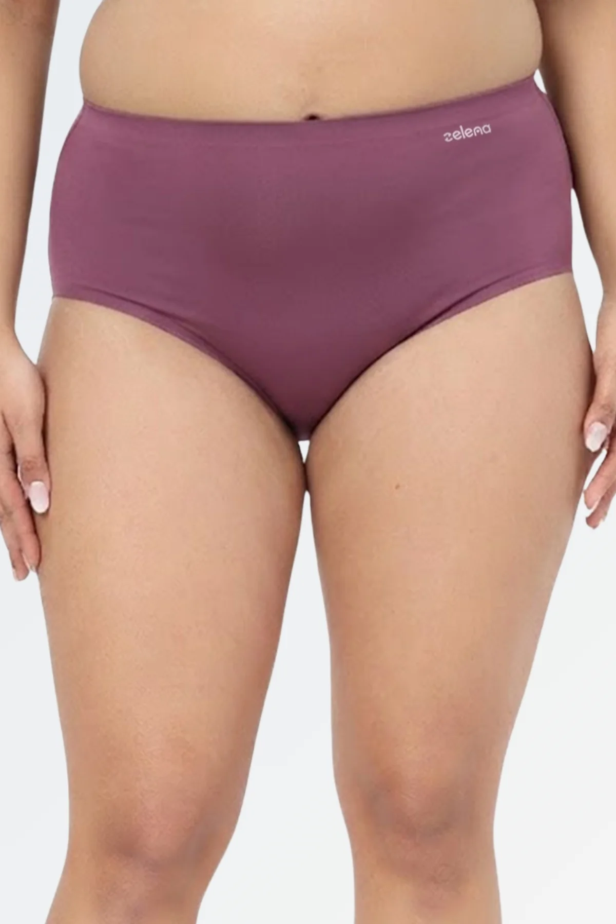 The Invisible Panty (Cotton | High Rise | Mauve) - Image 13