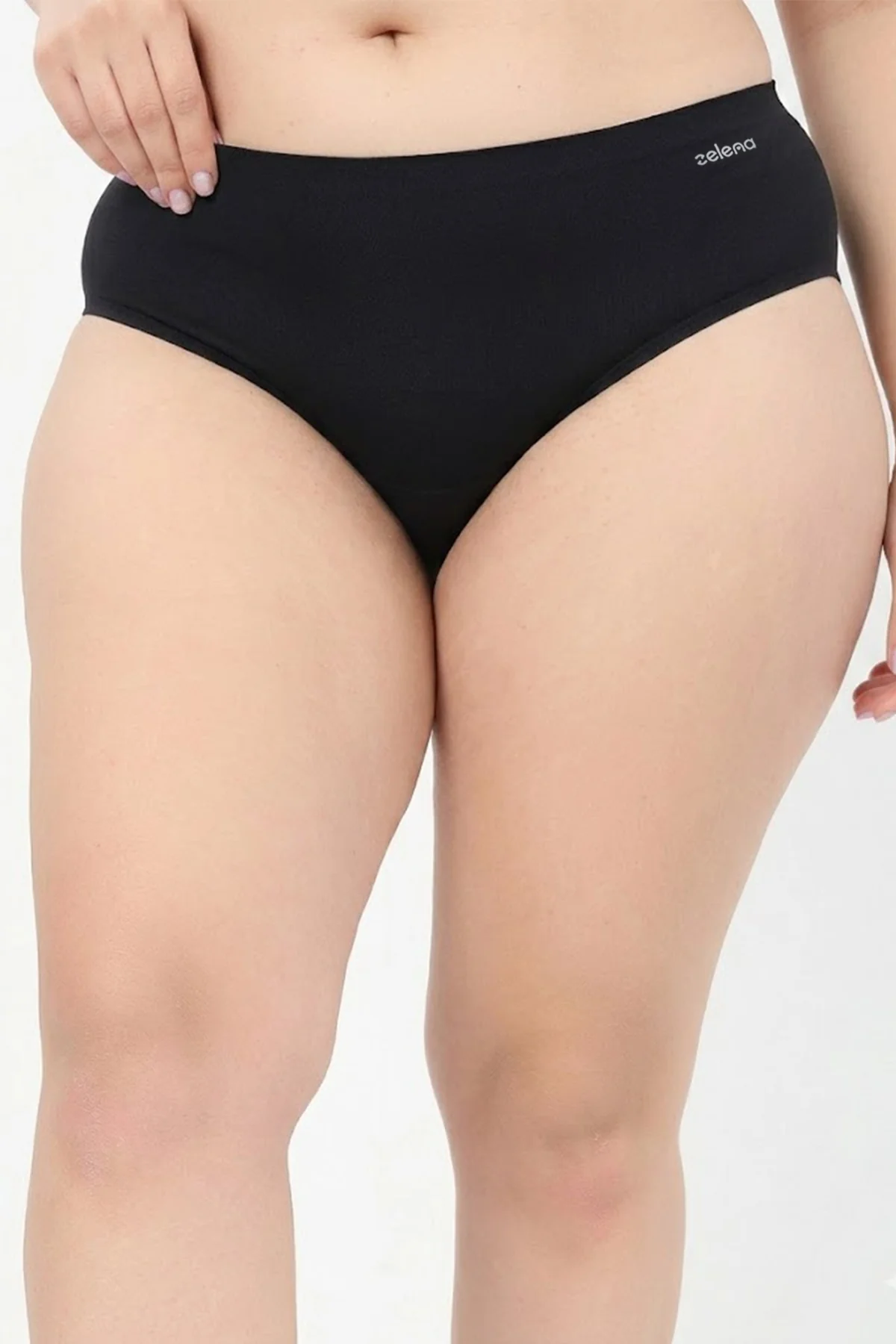 The Invisible Panty Pack Of 3 (Cotton | Mid Rise | Black, Dark Grey & Mauve) - Image 5