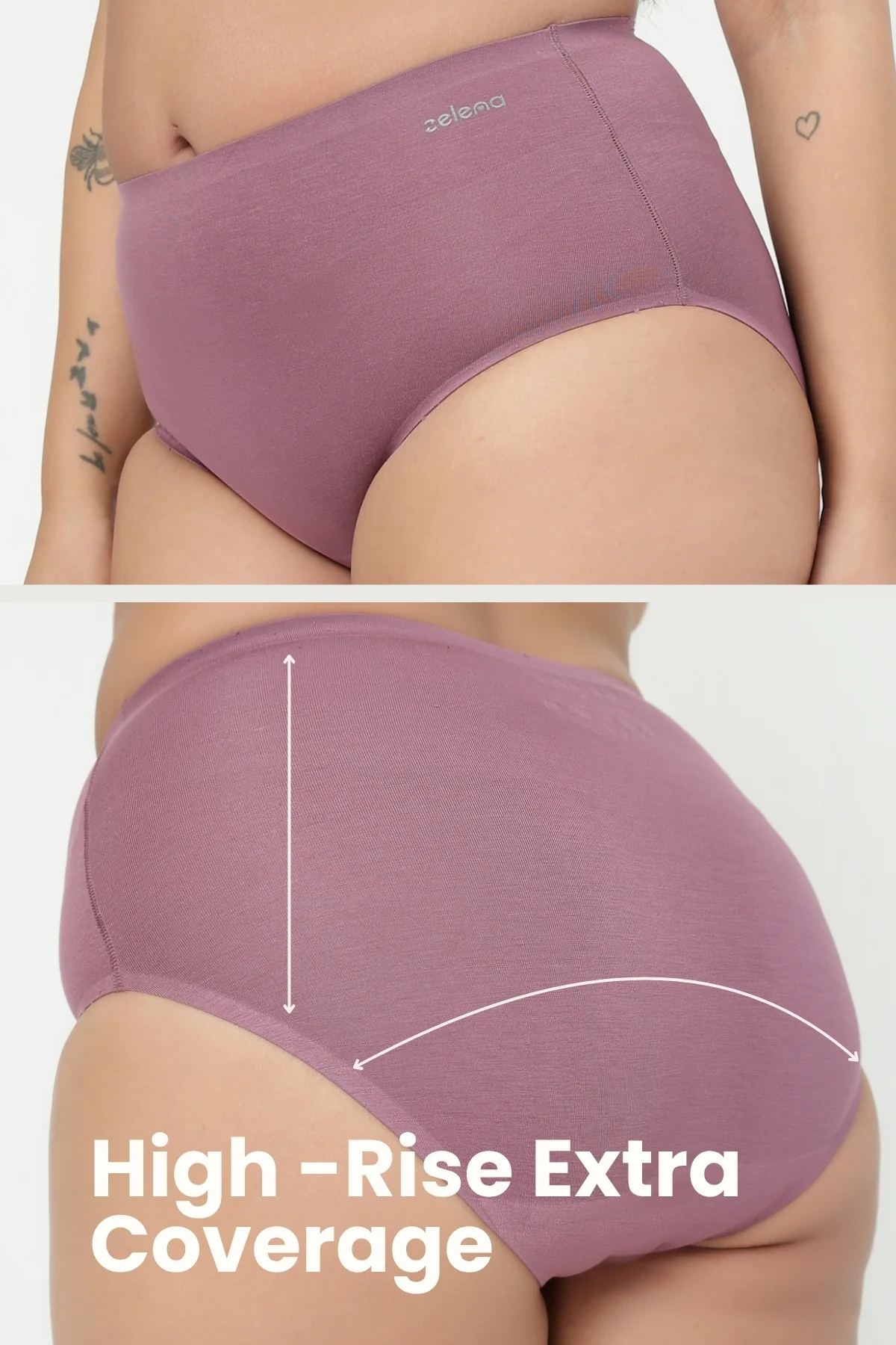 The Invisible Panty (Modal | High Rise | Mauve) - Image 3