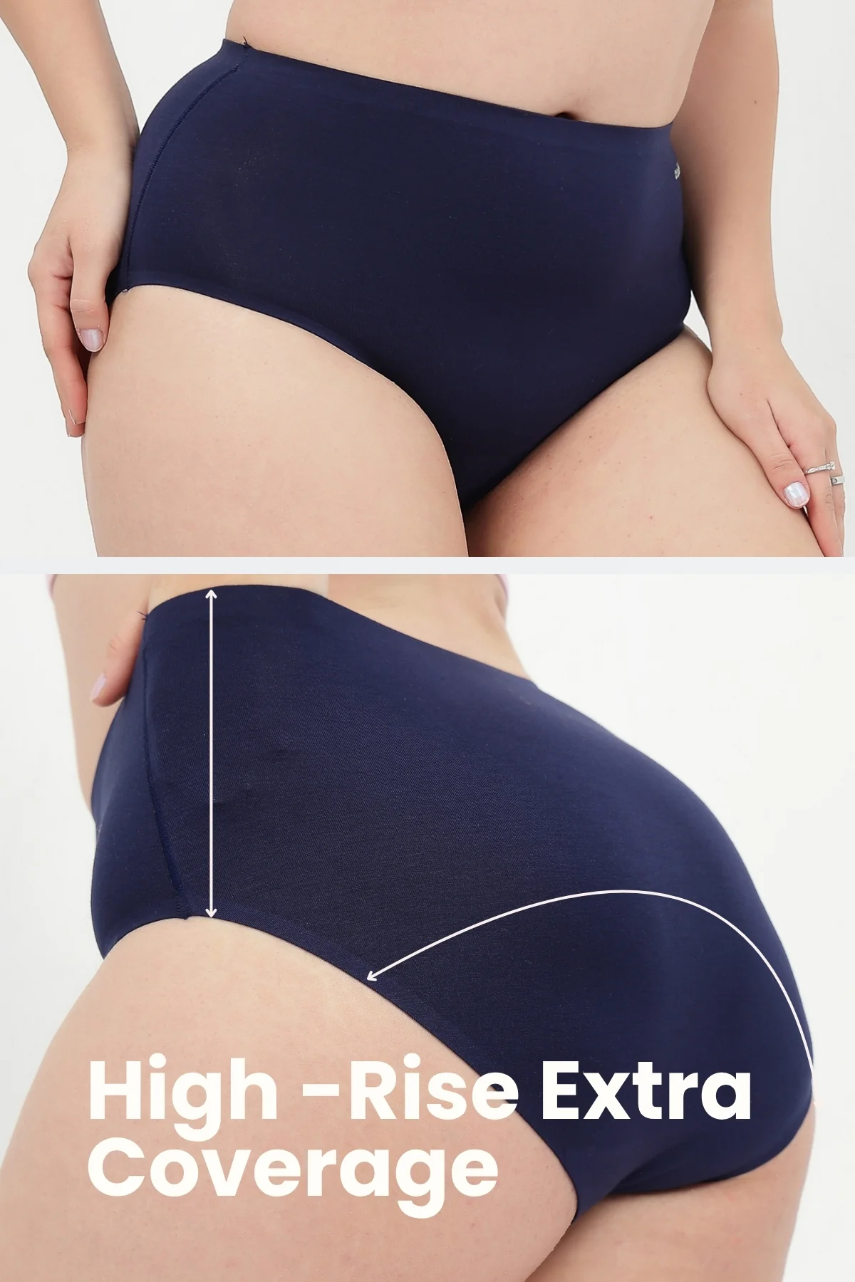 The Invisible Panty (Modal | High Rise | Navy) - Image 3