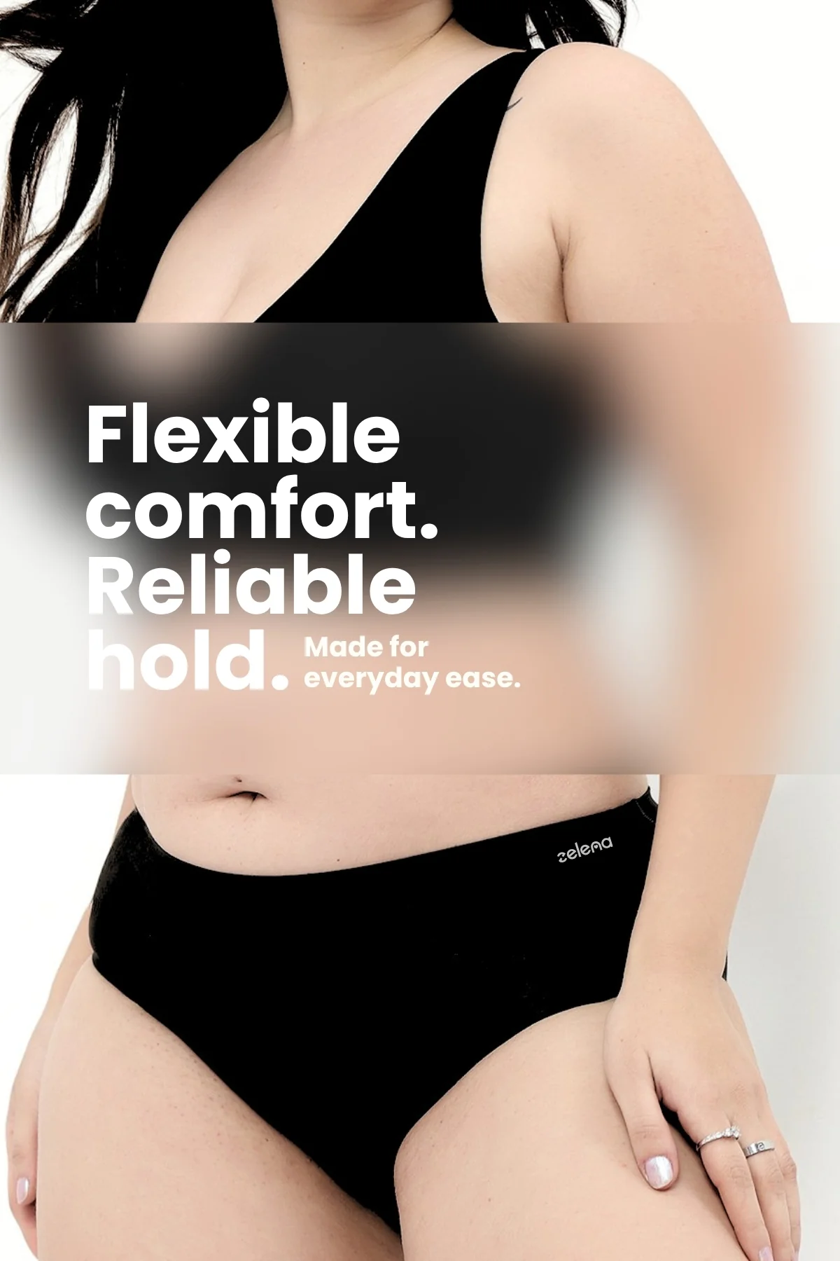 The Invisible Panty (Modal | Mid Rise | Black) - Image 6