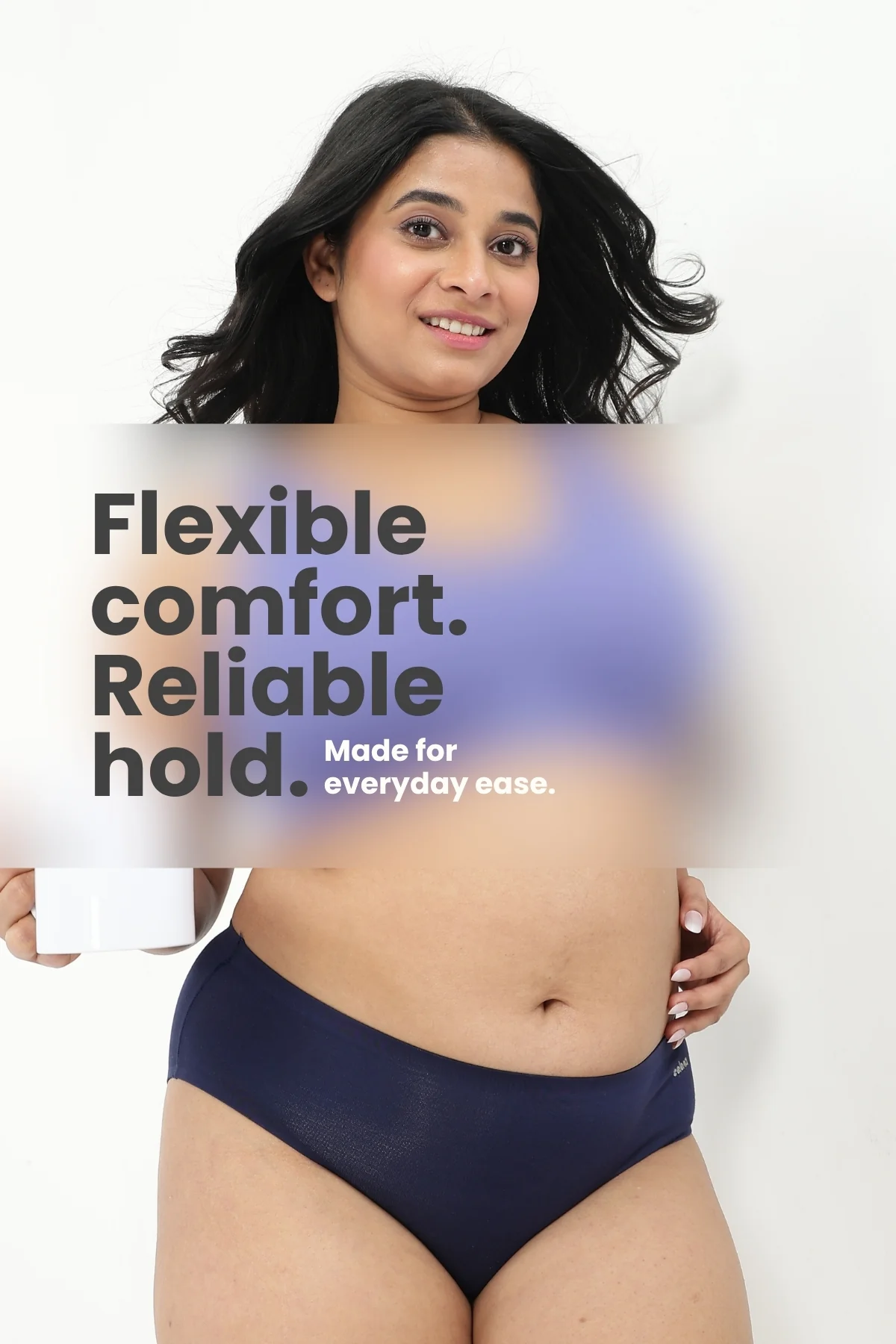 The Invisible Panty (Modal | Mid Rise | Navy) - Image 6