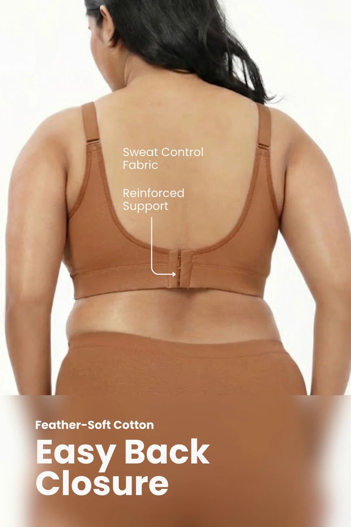 SecureFit Cotton Non-Padded Feeding Bra - Skin - Image 4