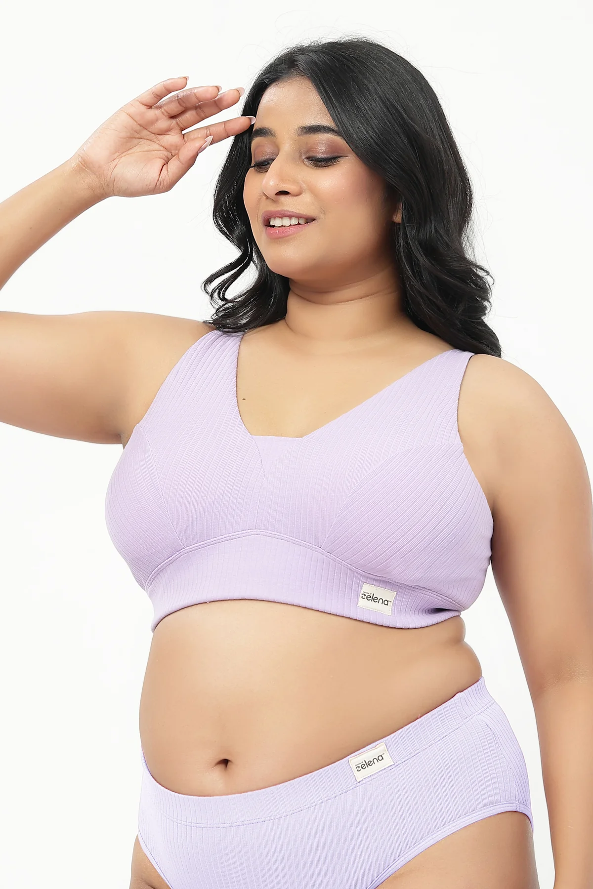Sera Broad Rib-Bra Pack of 2 - (Lavender & Purple) - Image 18
