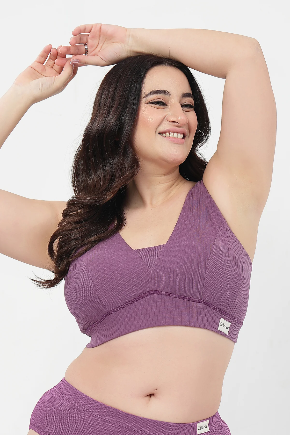 Sera Broad Rib-Bra Pack of 2 - (Lavender & Purple) - Image 19
