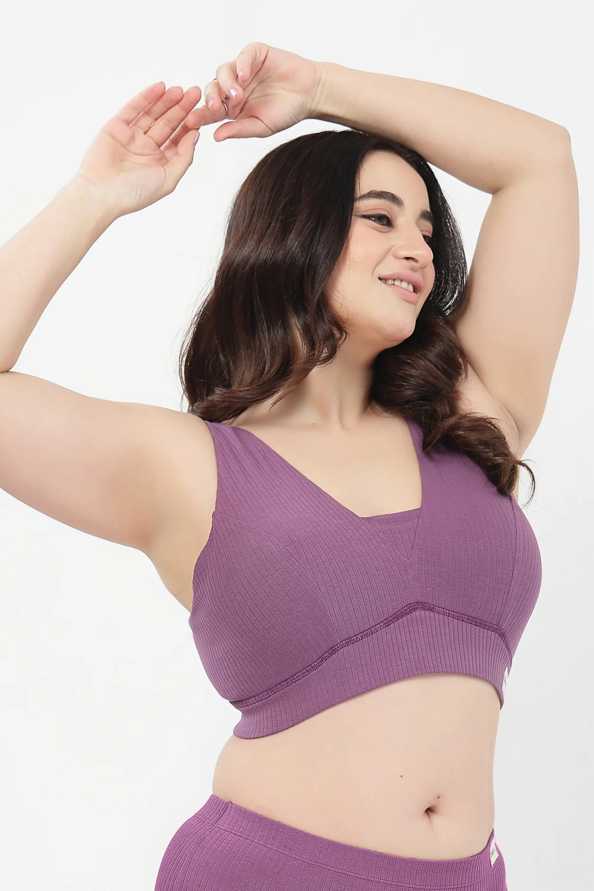 Sera Broad Rib-Bra Pack of 2 - (Lavender & Purple) - Image 21