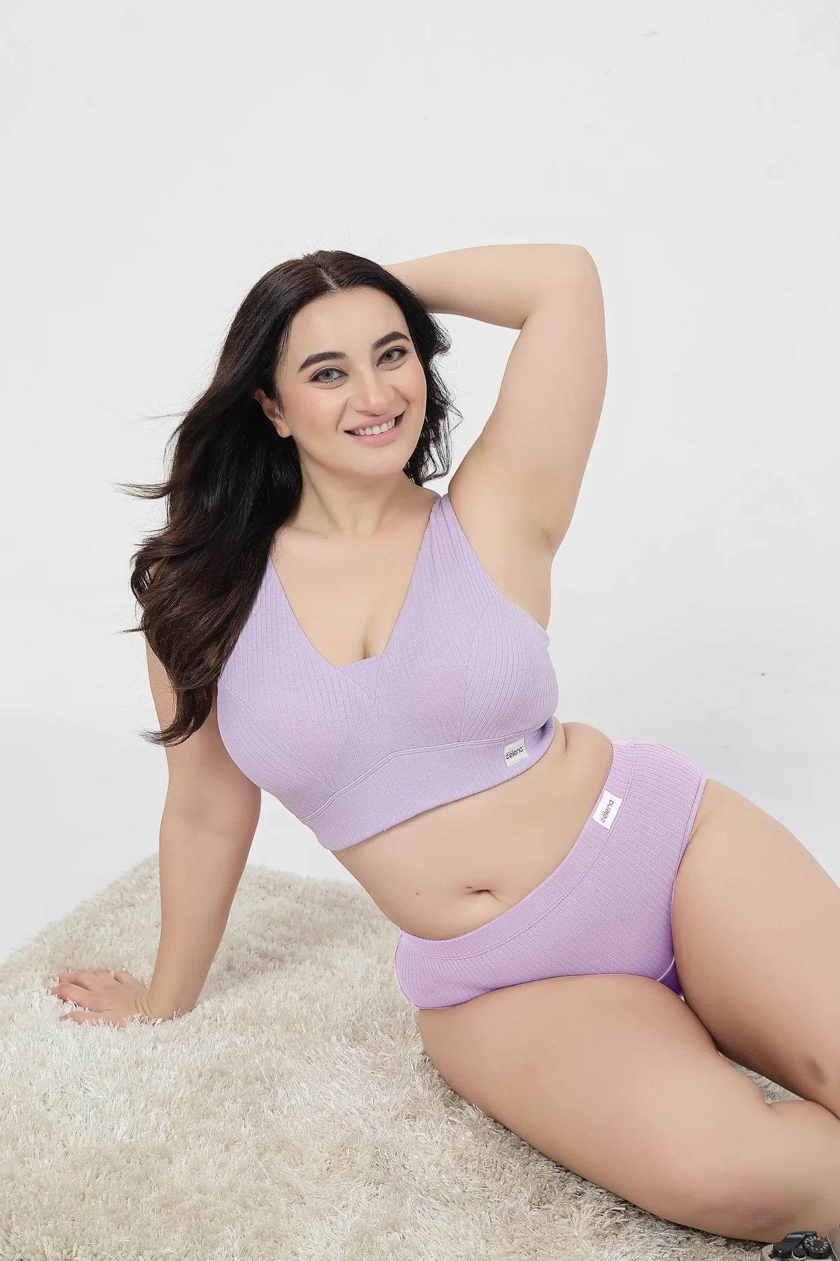 Sera Broad Rib-Bra Pack of 2 - (Lavender & Purple) - Image 36